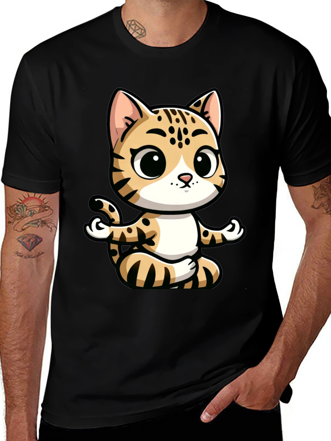 Yoga Cat Graphic Tee