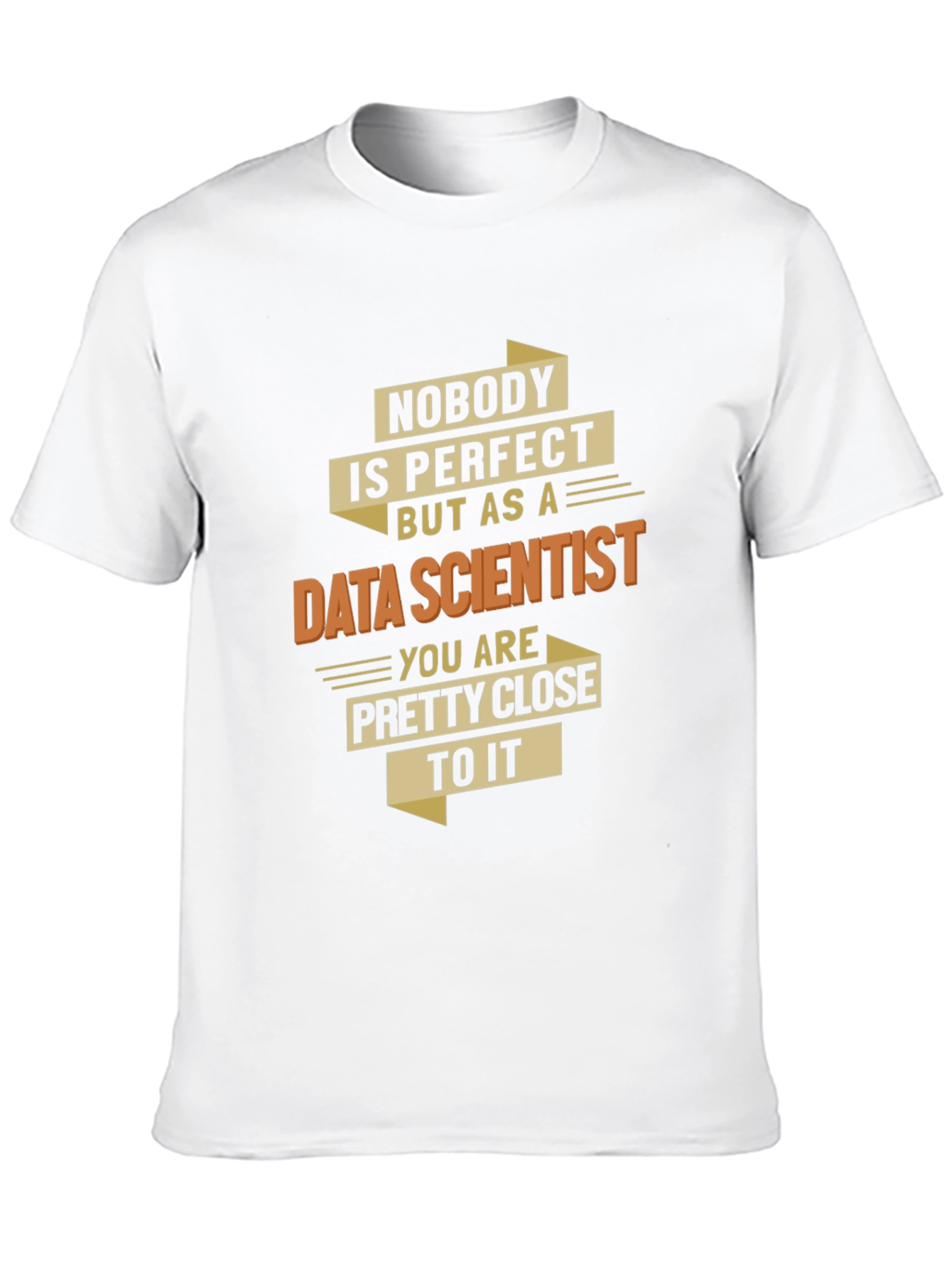 Data Scientist T-Shirt - Nobodys Perfect Gift