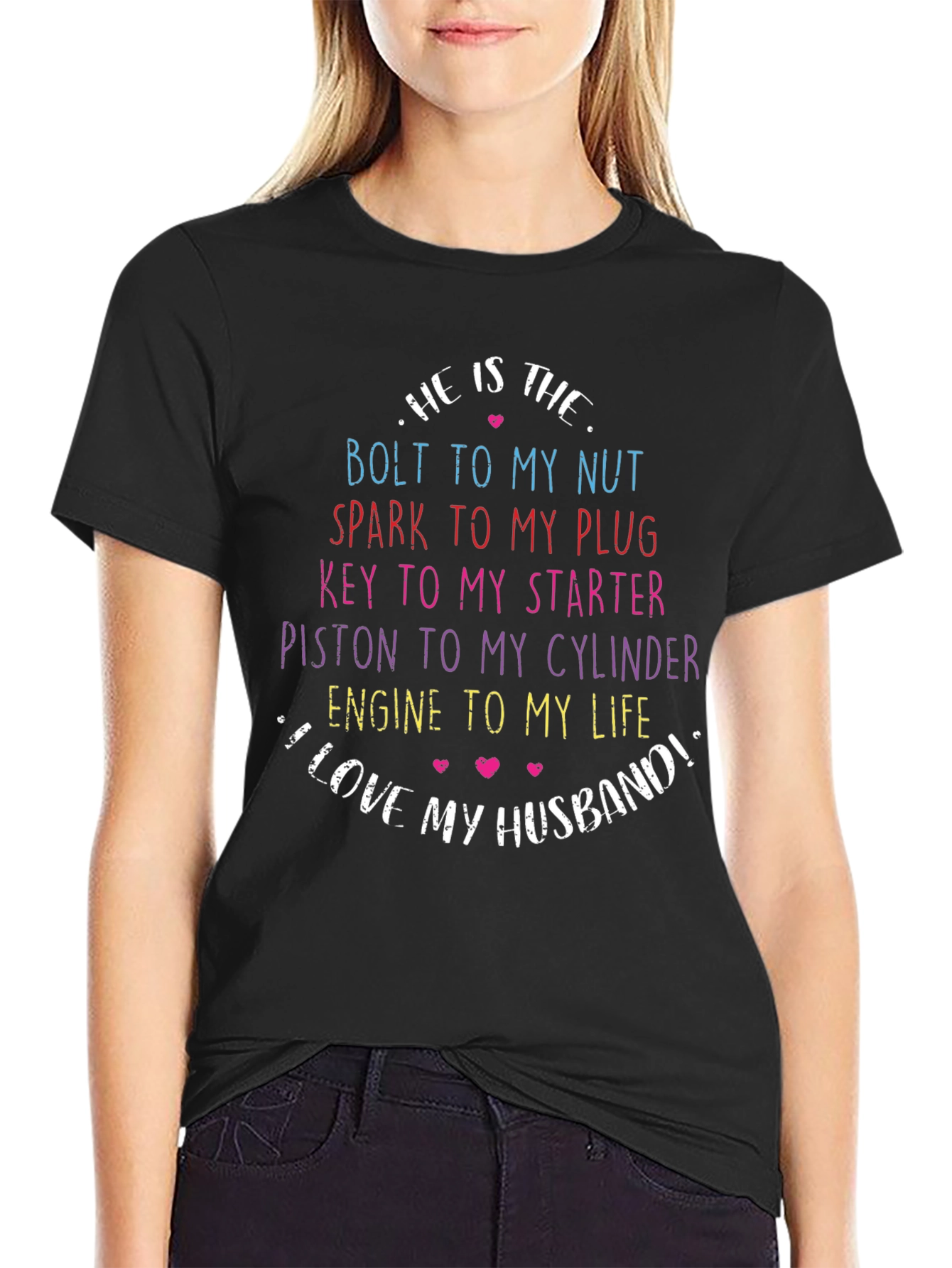 He Is the Bolt to My Nut Husband T-Shirt
