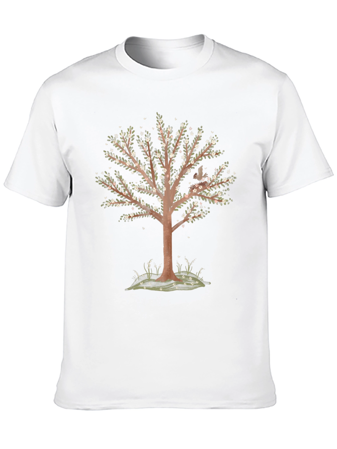 Blossom Tree Graphic Tee - Nature Inspired Design