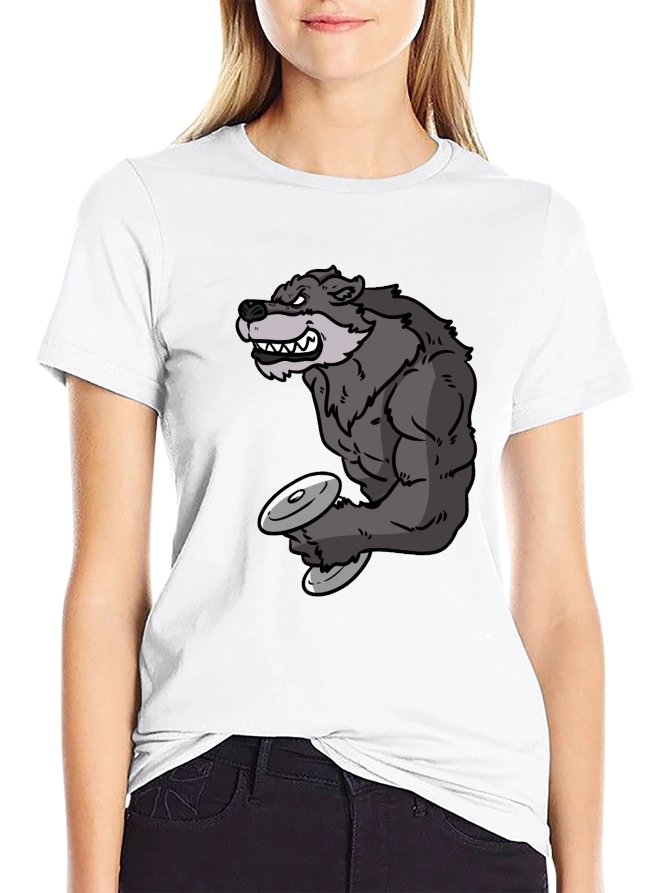 Wolf Gym T-Shirt - Beast Mode Fitness Apparel