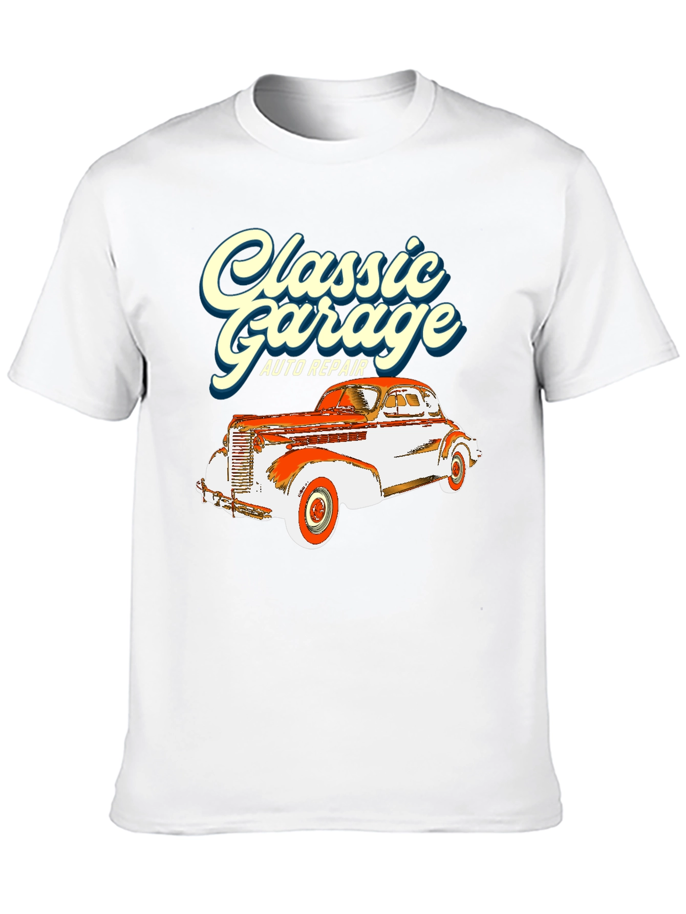 Classic Garage Auto Repair Graphic Tee