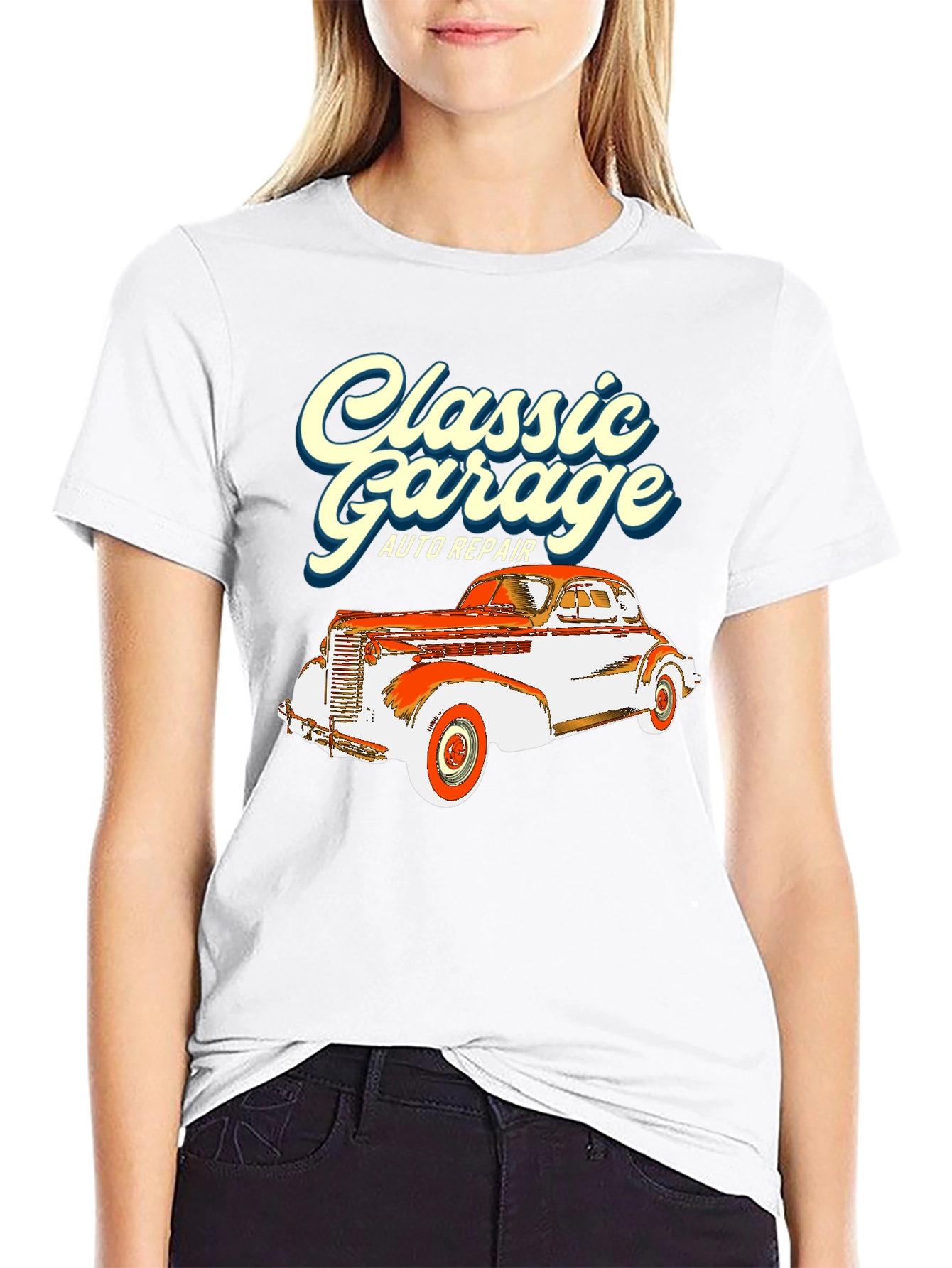 Classic Garage Auto Repair Graphic Tee