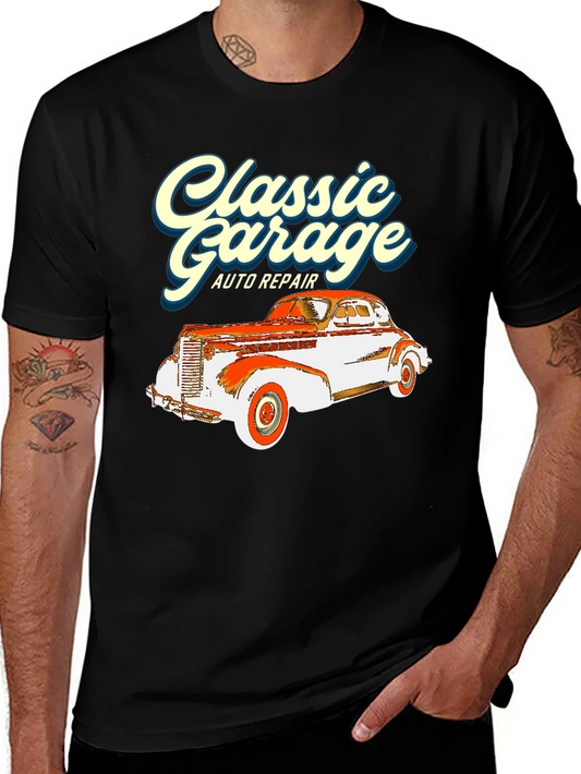 Classic Garage Auto Repair Graphic Tee