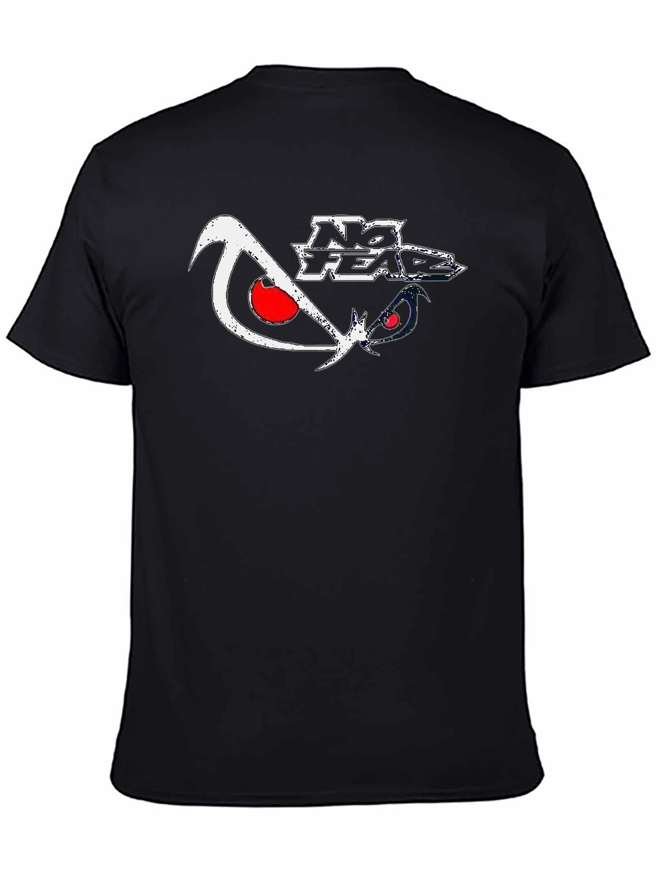 No Fear Graphic Print Black T-Shirt