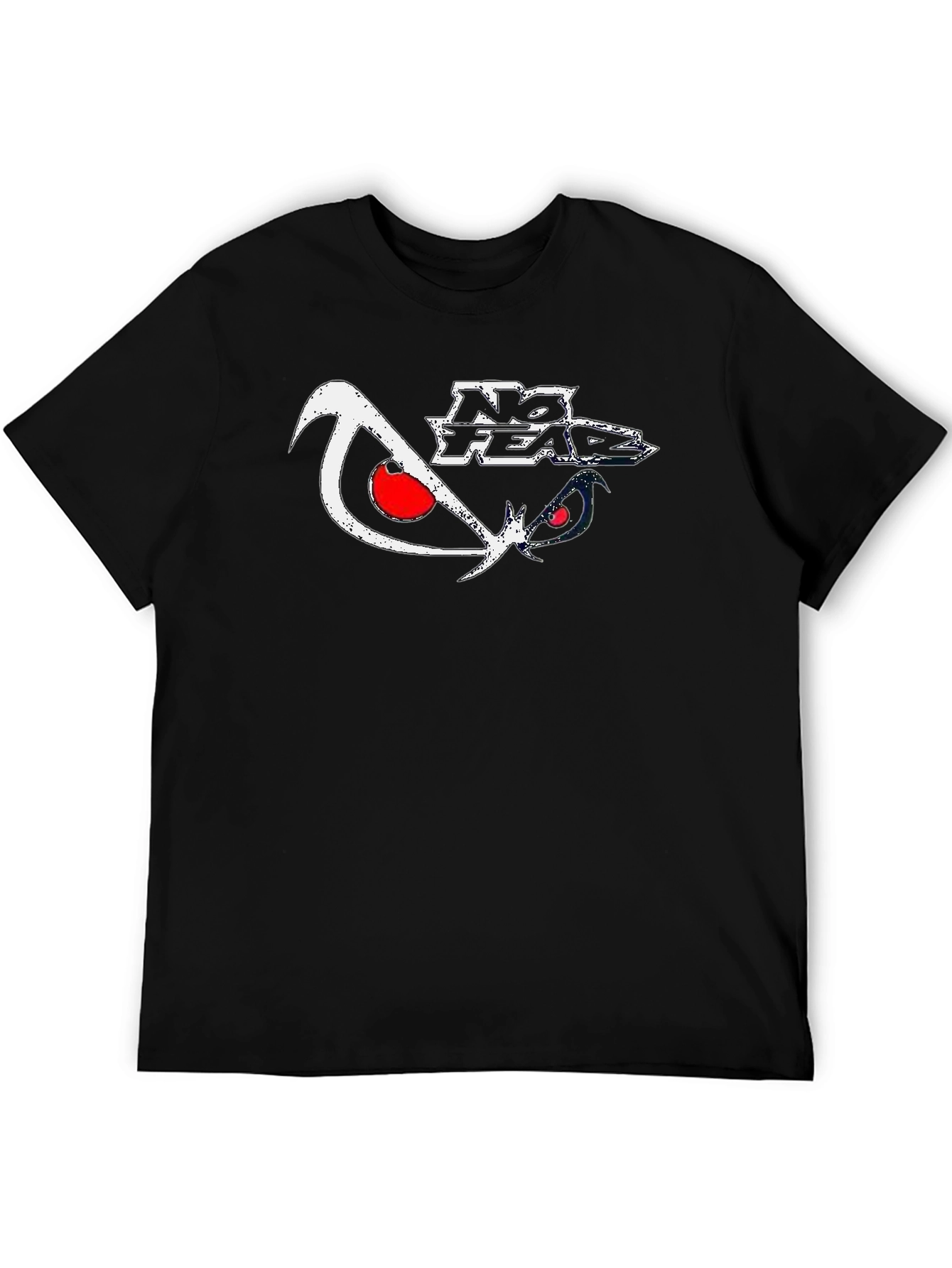 No Fear Graphic Print Black T-Shirt