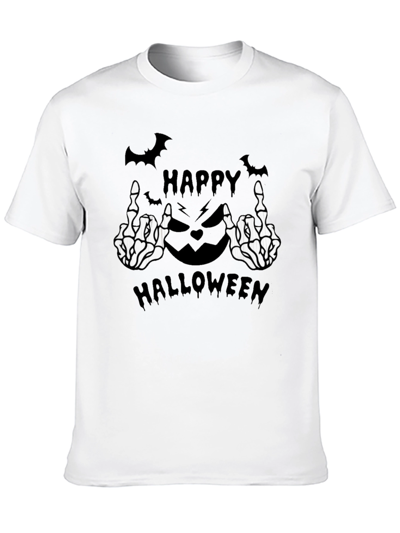 Happy Halloween Skeleton Hands T-Shirt