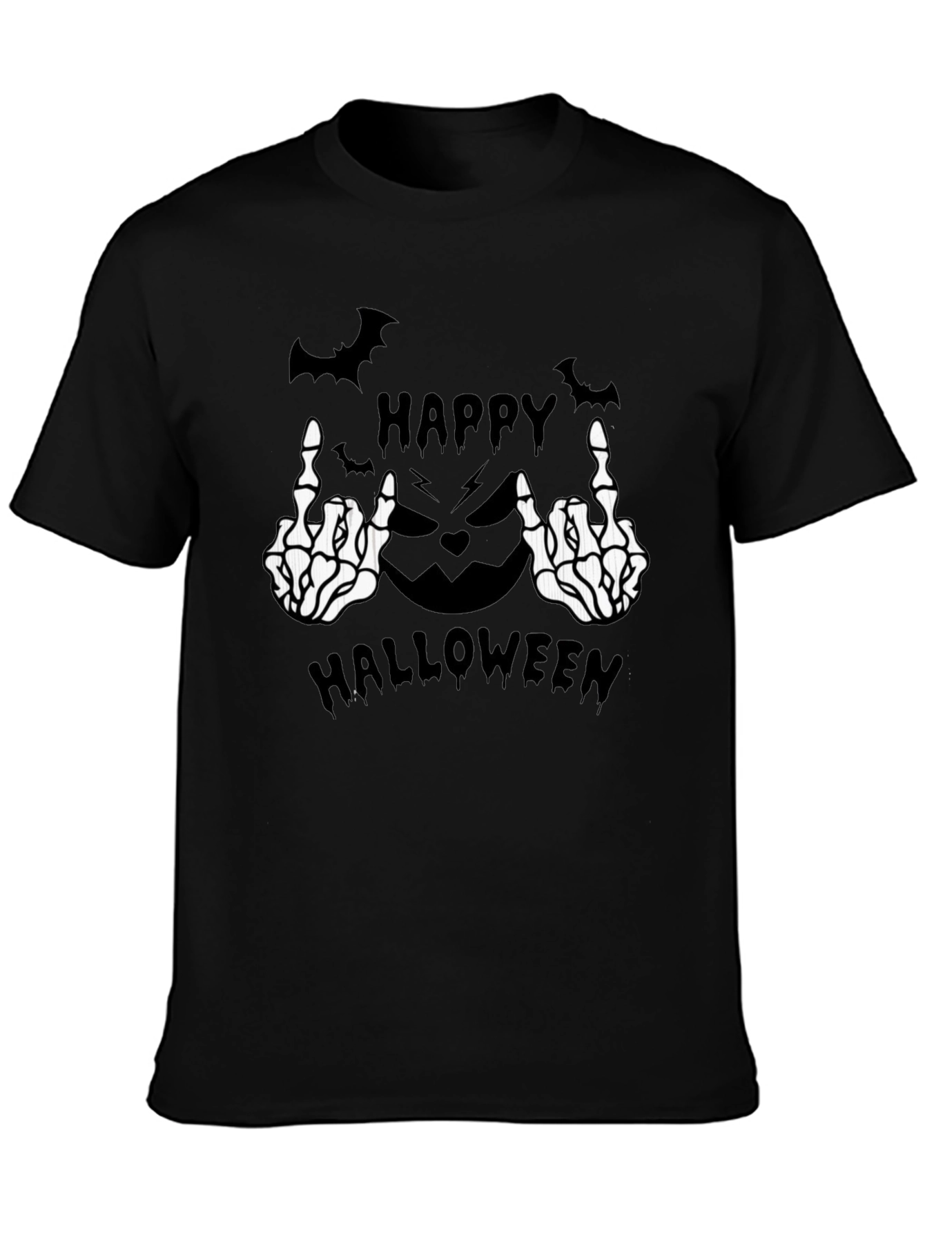 Happy Halloween Skeleton Hands T-Shirt