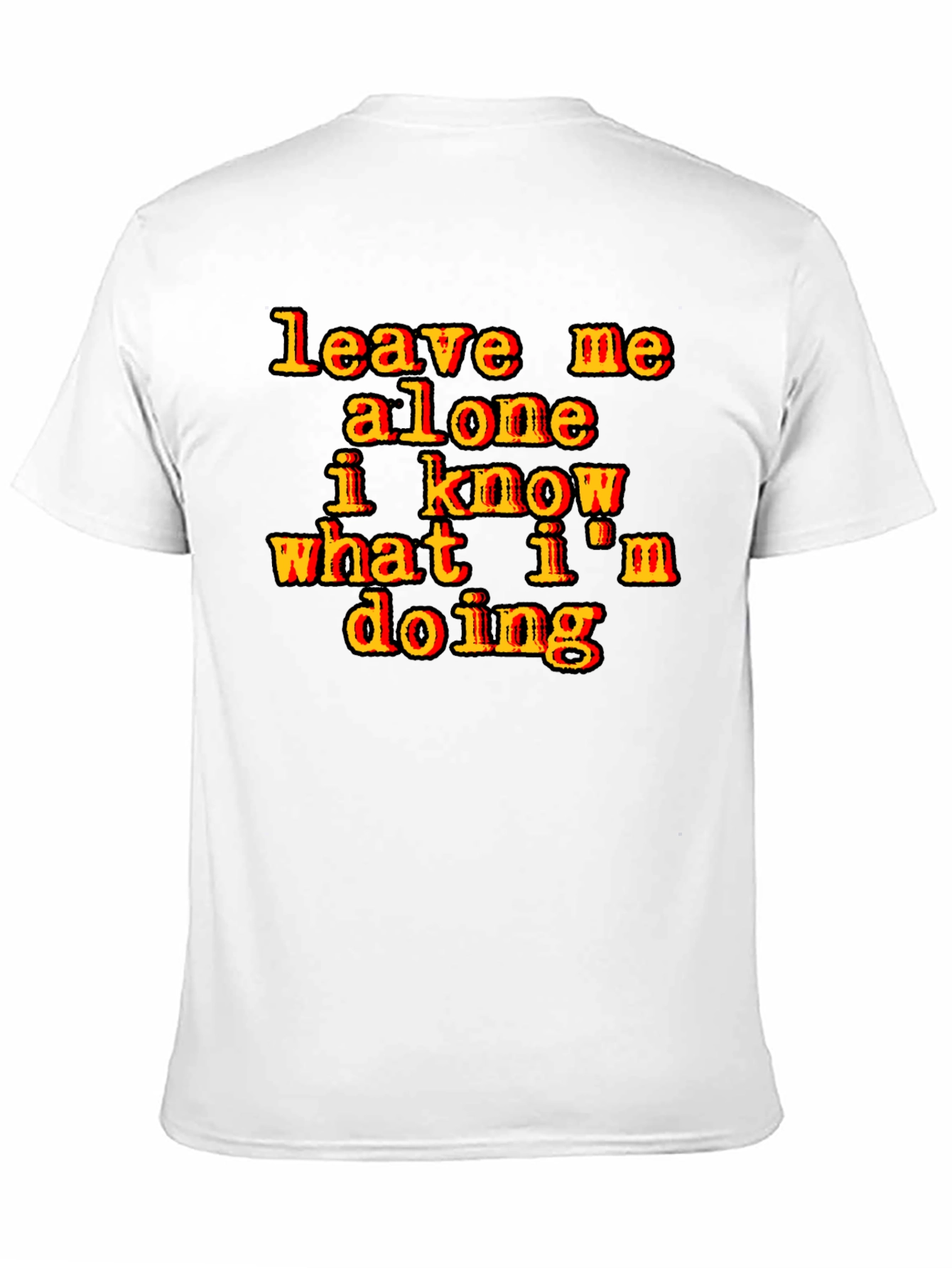 Leave Me Alone Graphic Tee - Black T-Shirt