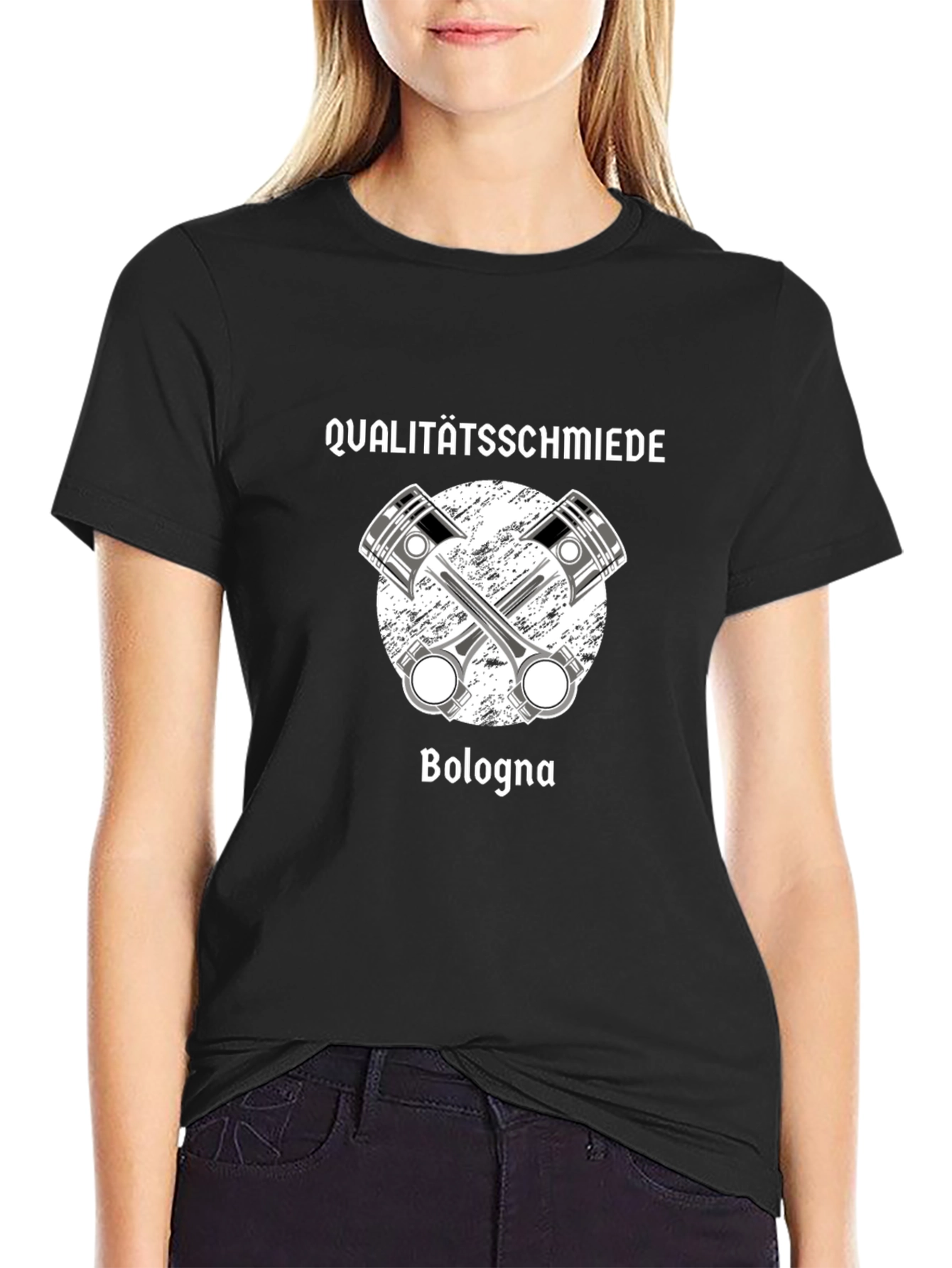 Qualitätsschmiede Bologna Pistons Graphic T-Shirt