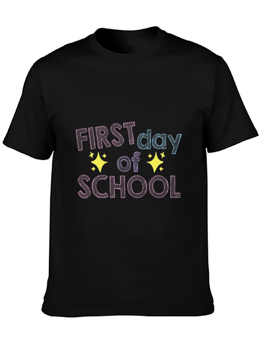 First Day of School Graphic Tee - Back to School Shirt