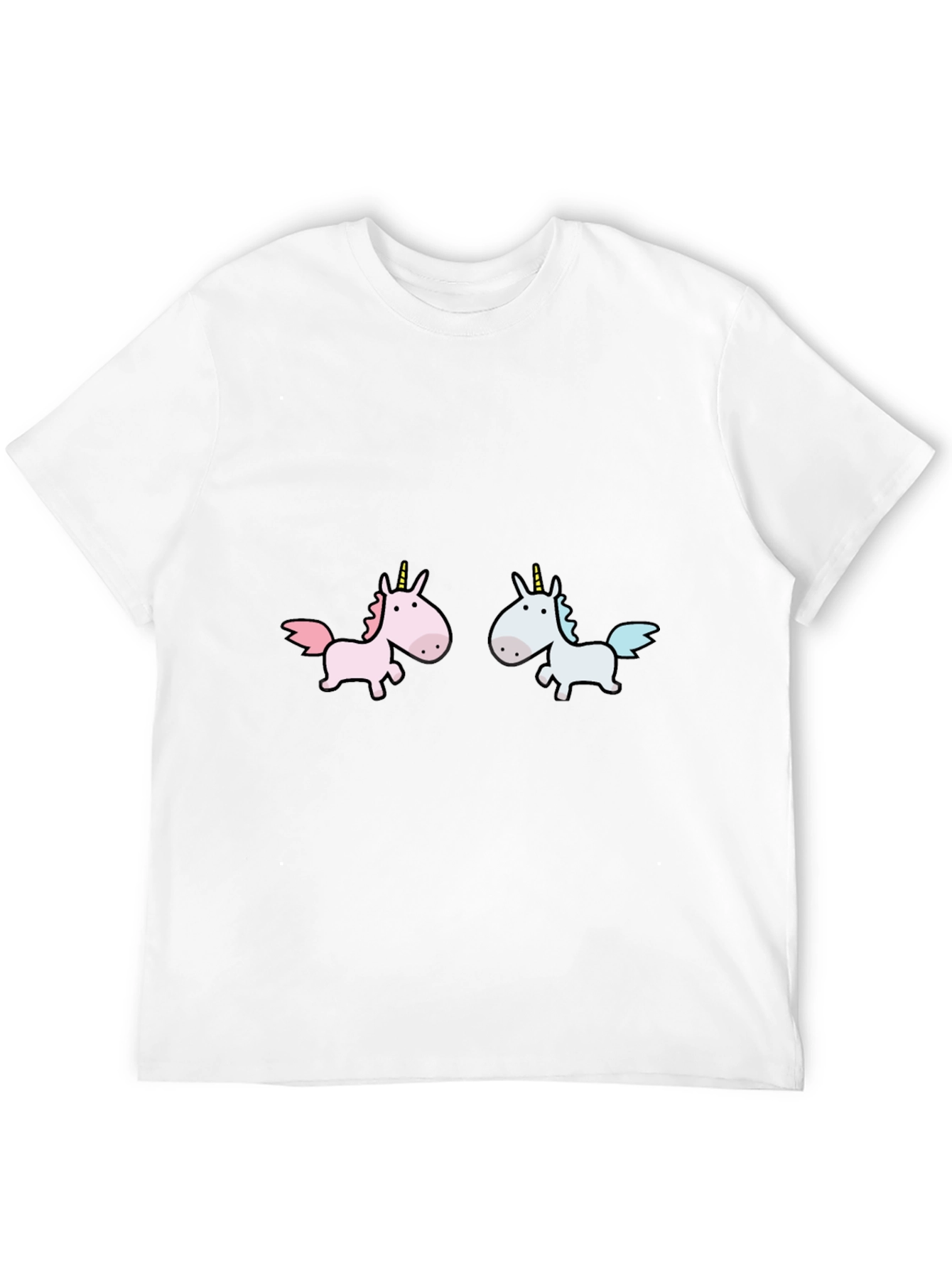 Unicorn T-Shirt: Whimsical Cartoon Design