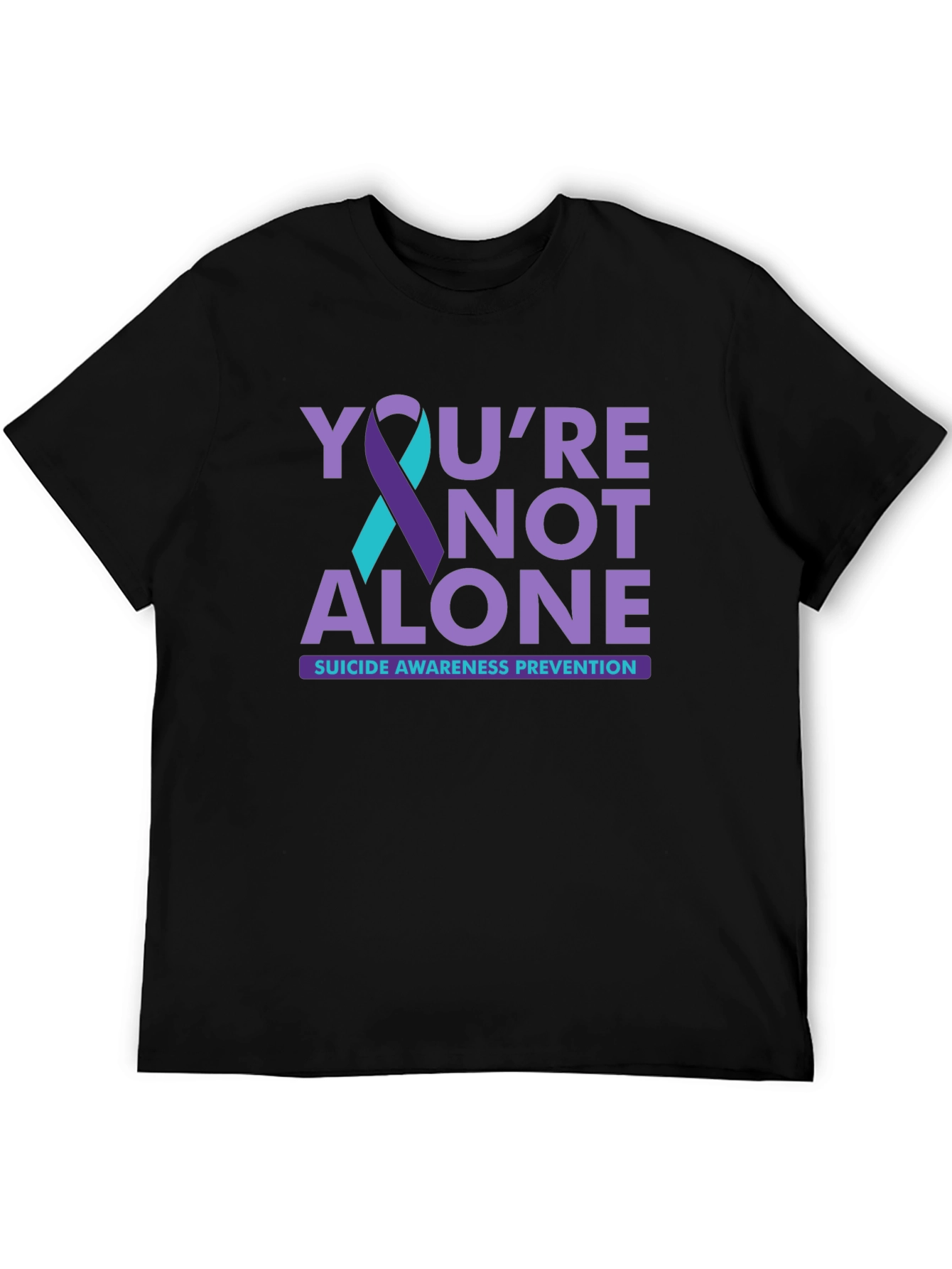 Suicide Prevention Awareness T-Shirt - Youre Not Alone