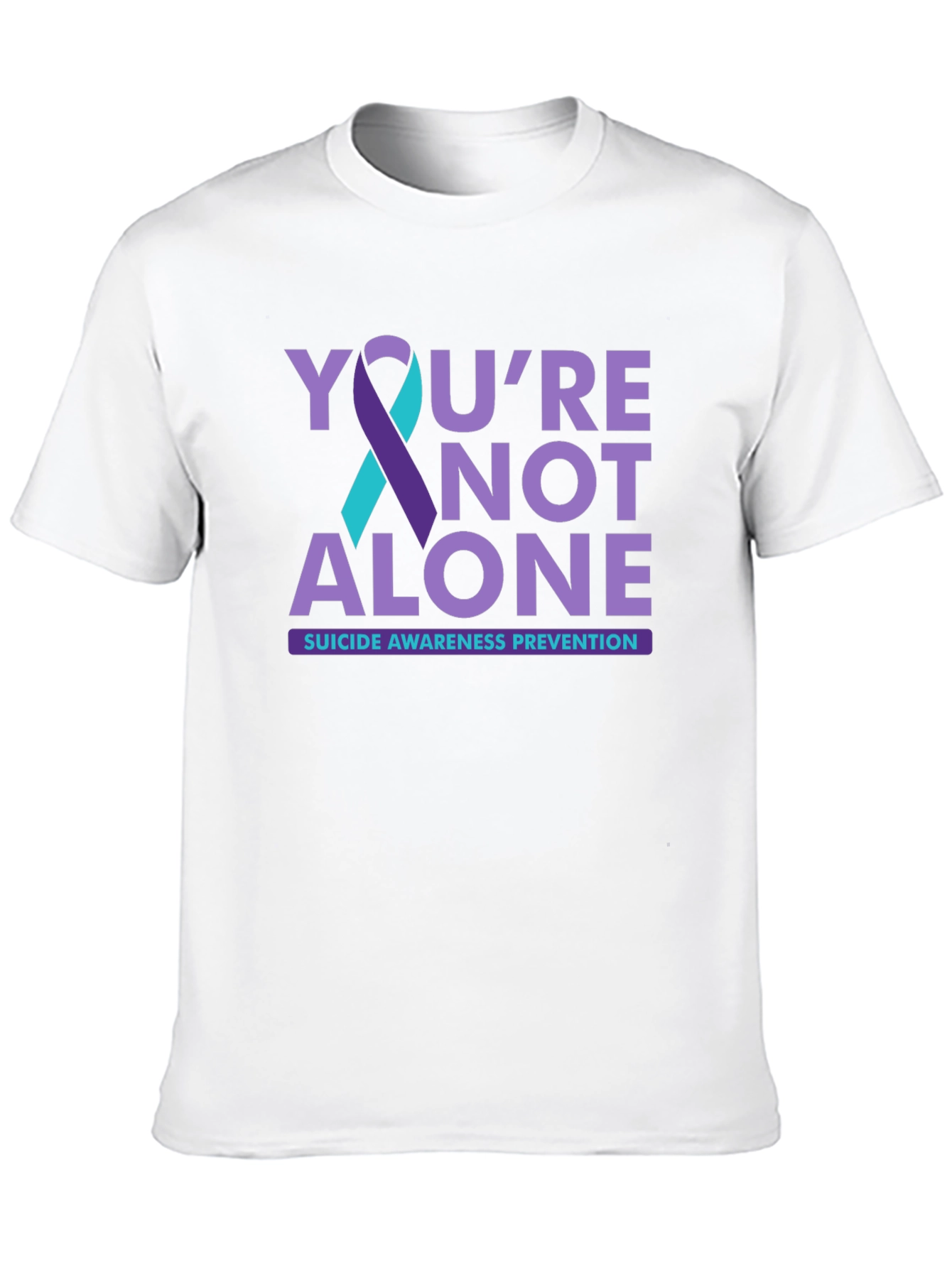 Suicide Prevention Awareness T-Shirt - Youre Not Alone