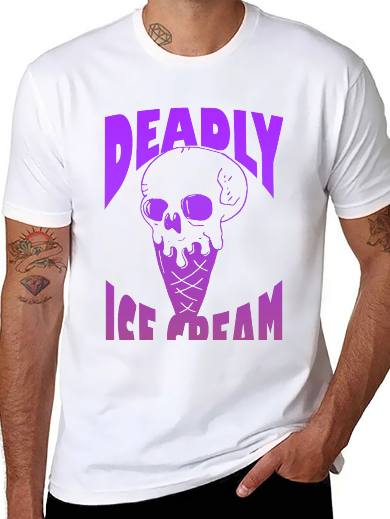 Deadly Ice Cream Graphic T-Shirt