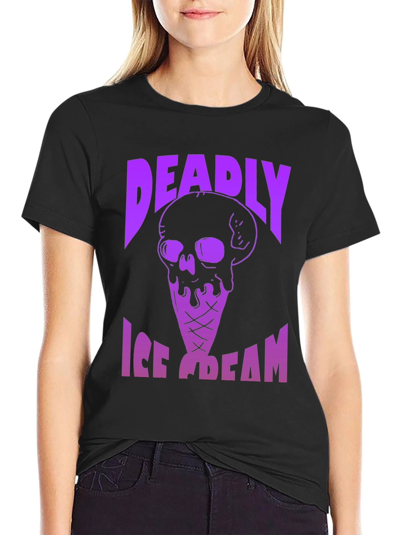Deadly Ice Cream Graphic T-Shirt