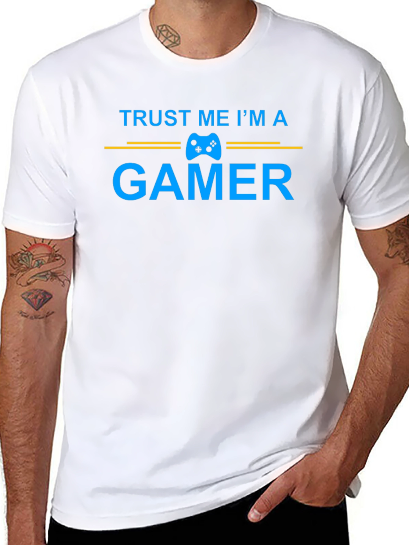 Trust Me Im a Gamer Black T-Shirt