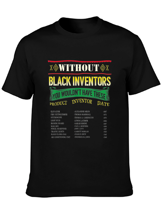 Black Inventors T-Shirt - Historical Contributions