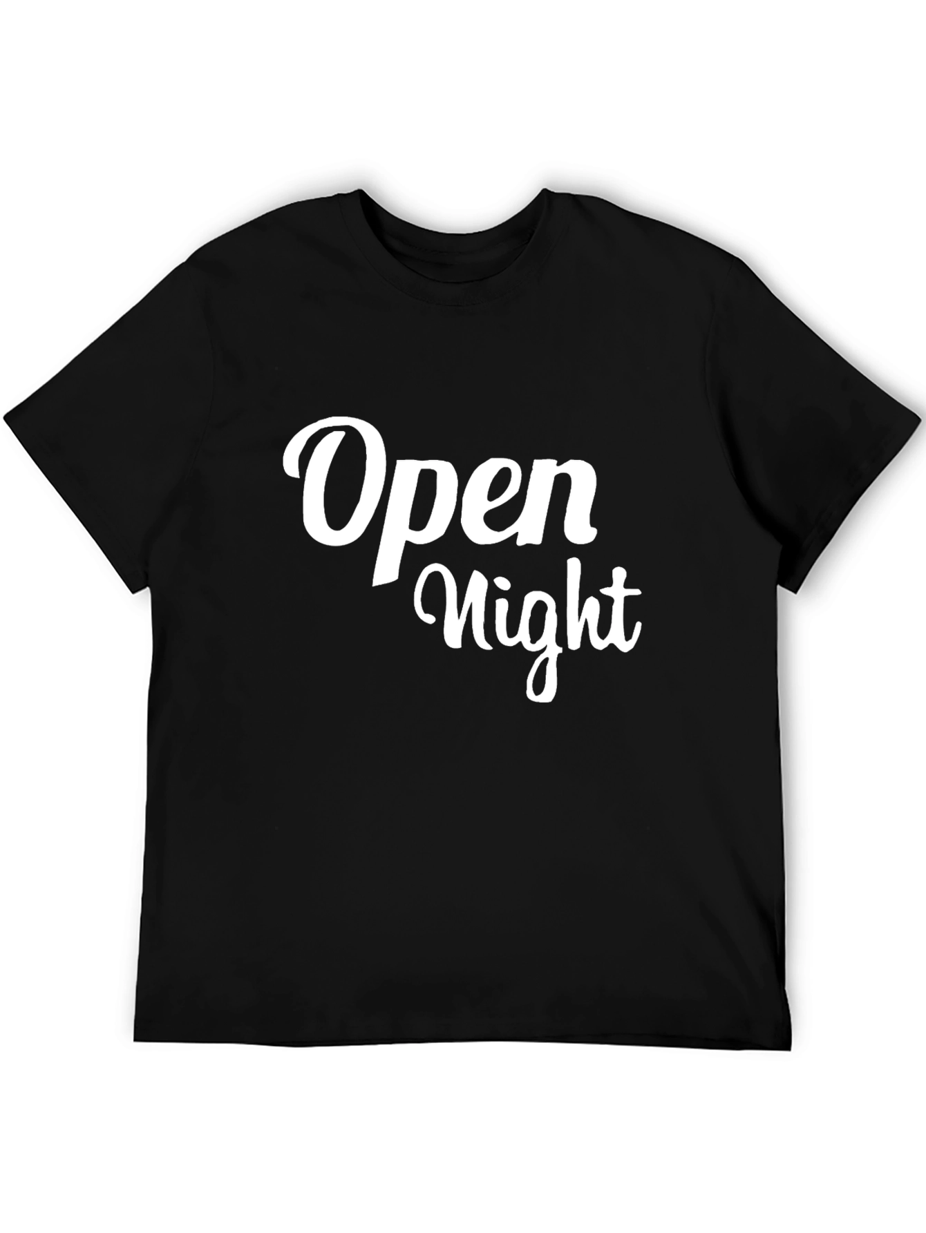 Open Night Black T-Shirt