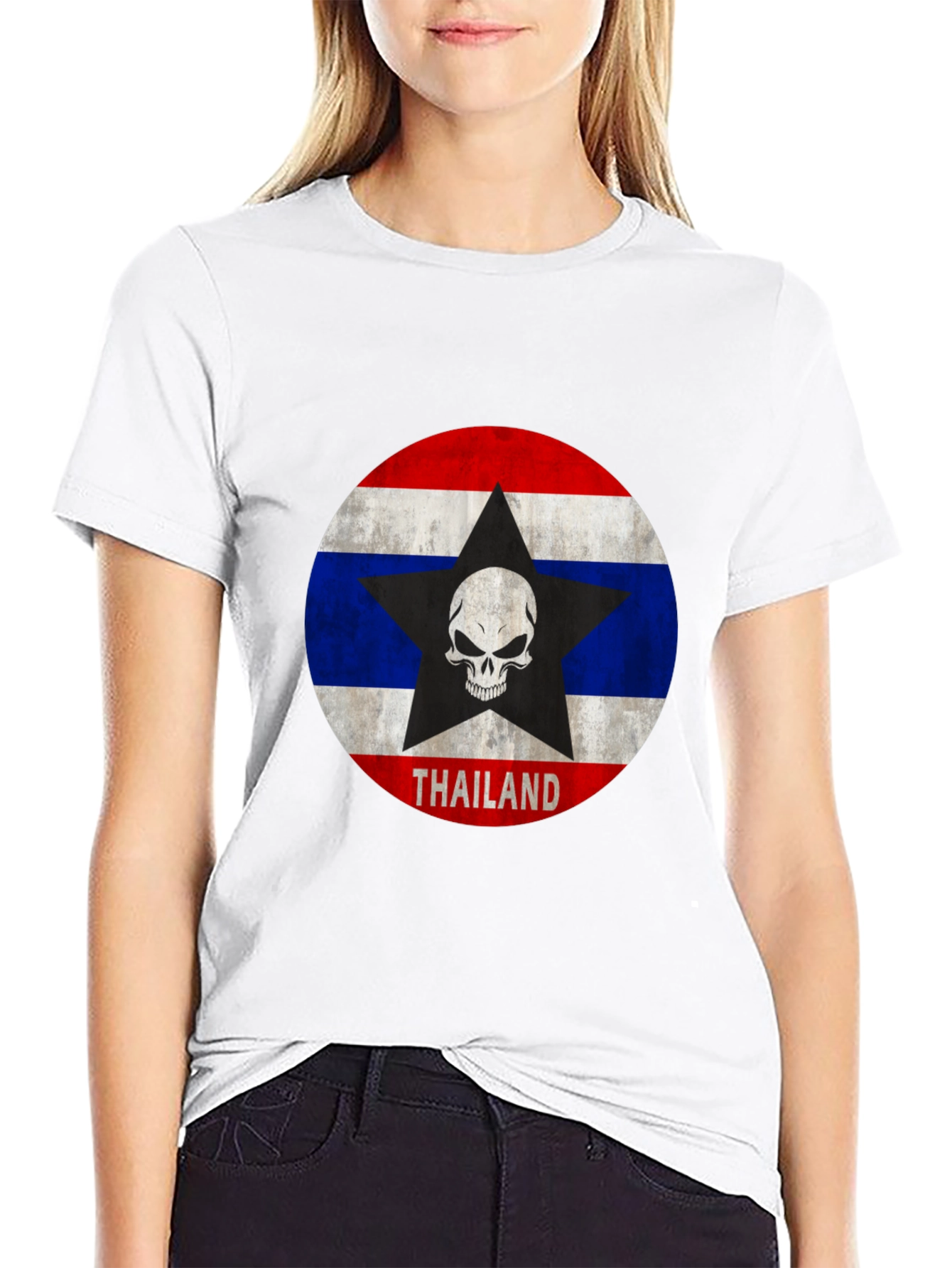 Thailand Skull Star T-Shirt