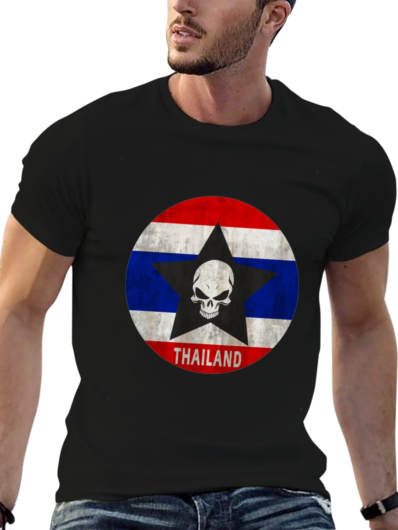 Thailand Skull Star T-Shirt