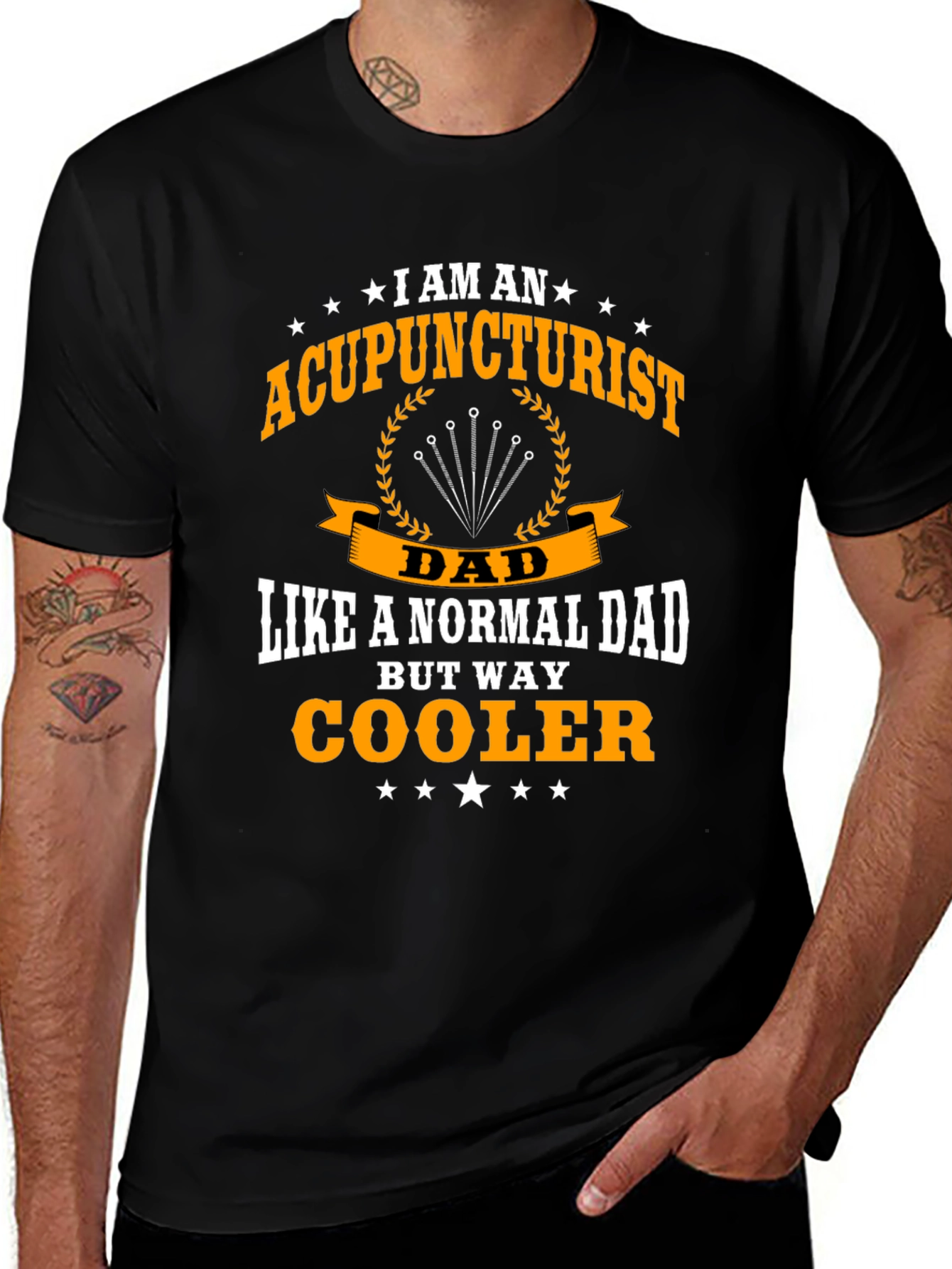 Acupuncturist Dad T-Shirt - Cooler Than Normal