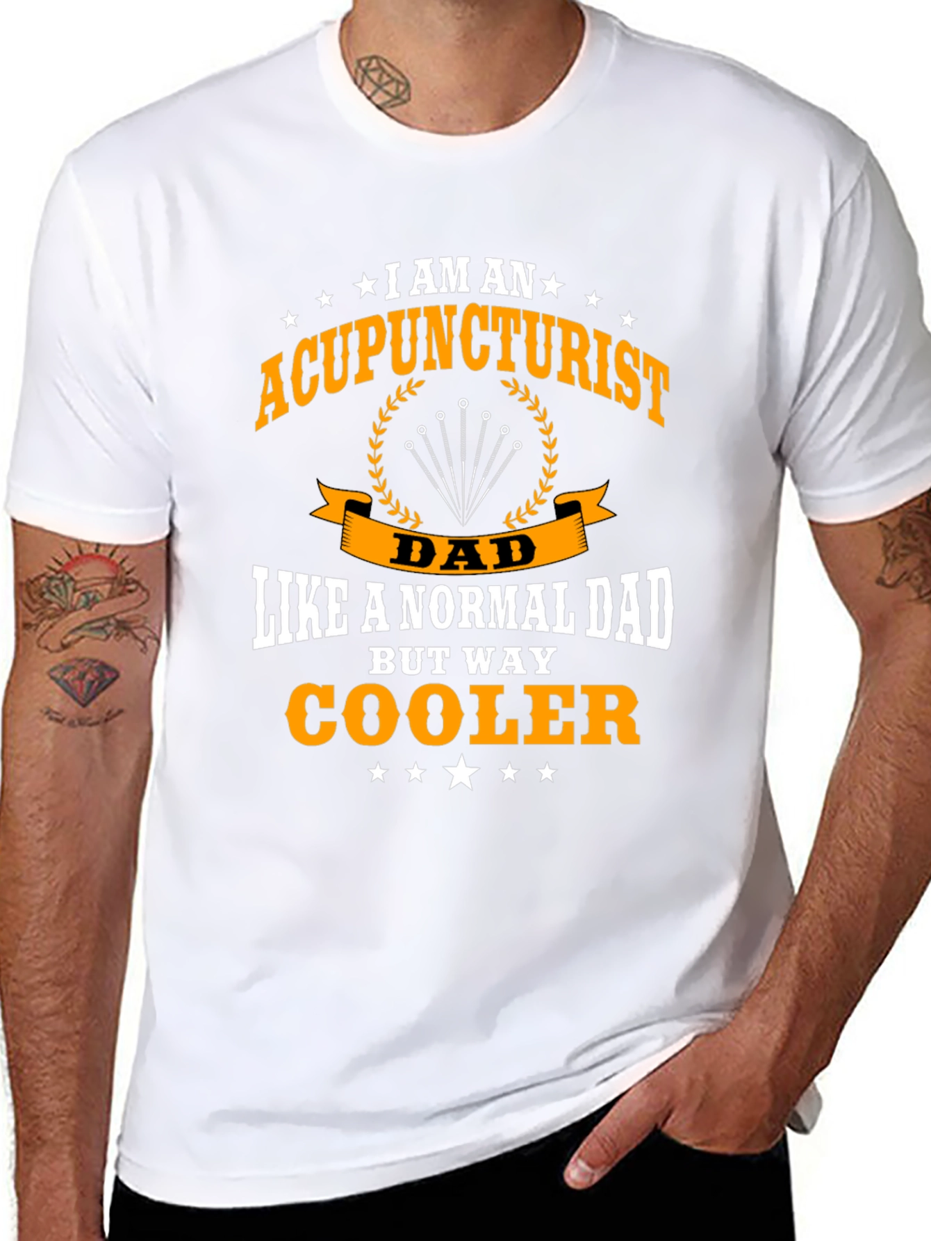 Acupuncturist Dad T-Shirt - Cooler Than Normal