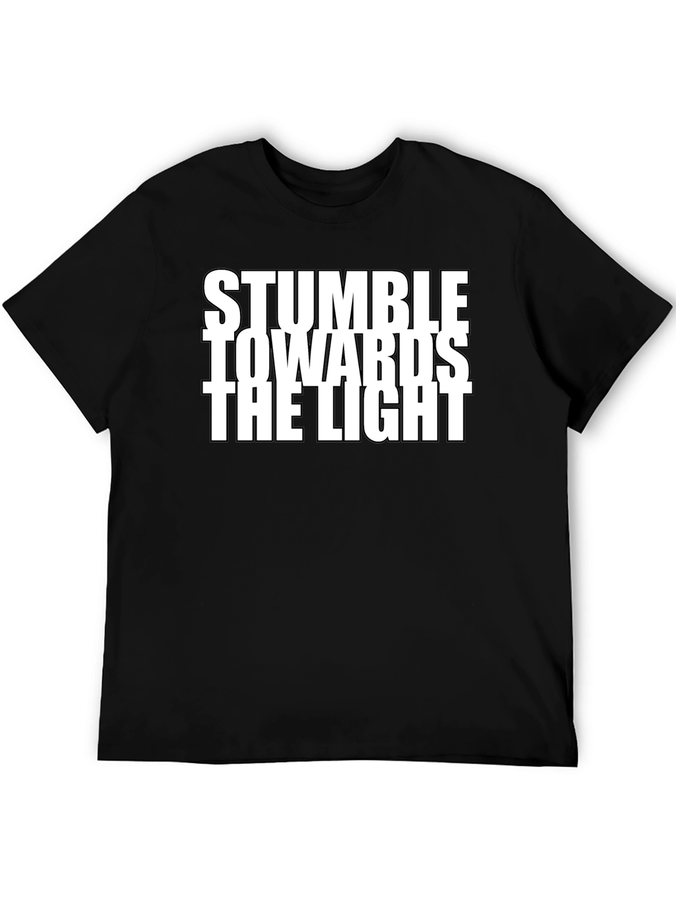 Stumble Towards the Light Graphic Tee - Black