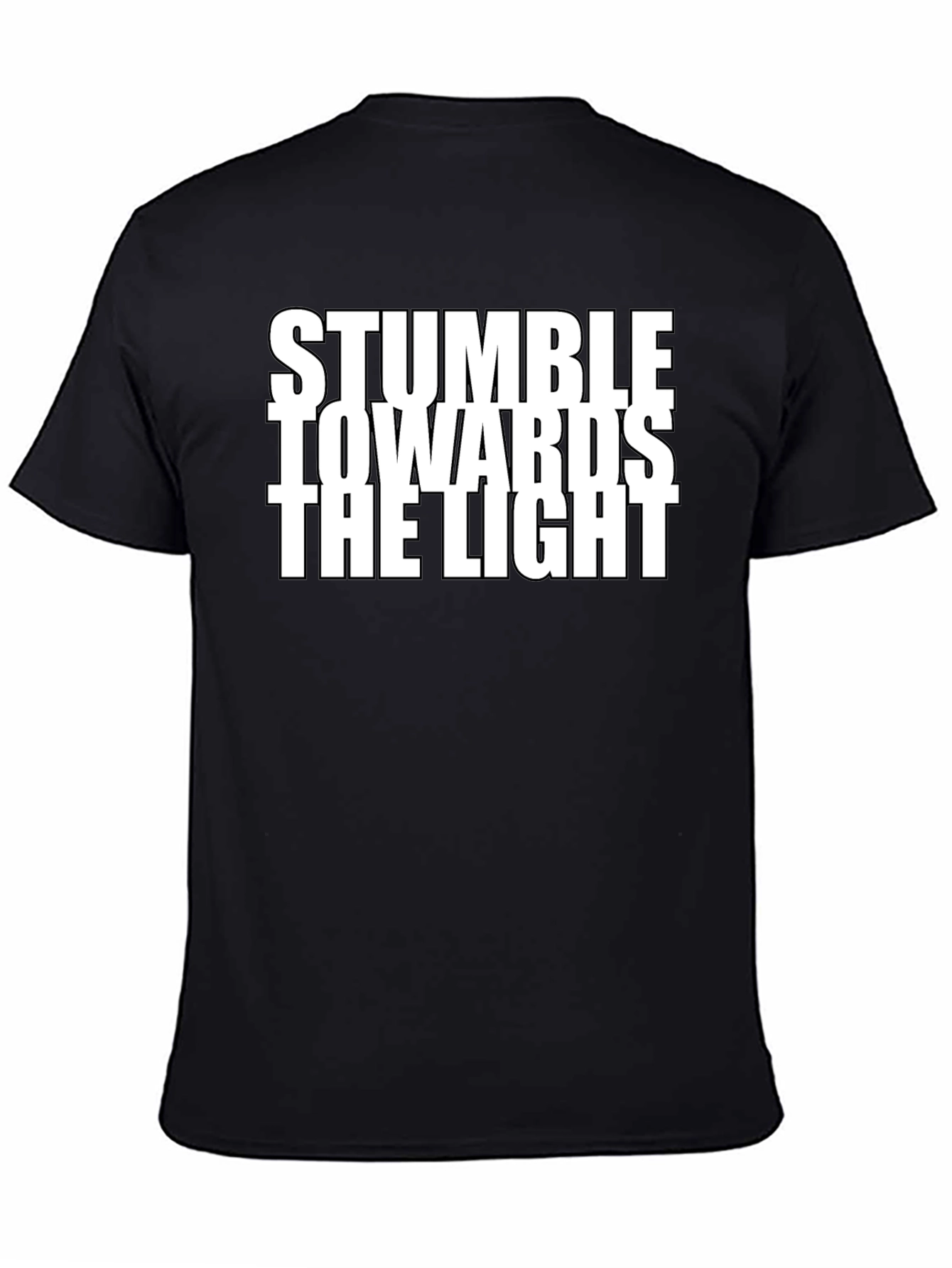 Stumble Towards the Light Graphic Tee - Black