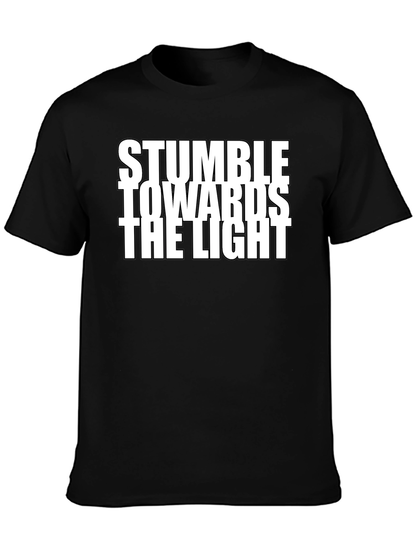 Stumble Towards the Light Graphic Tee - Black