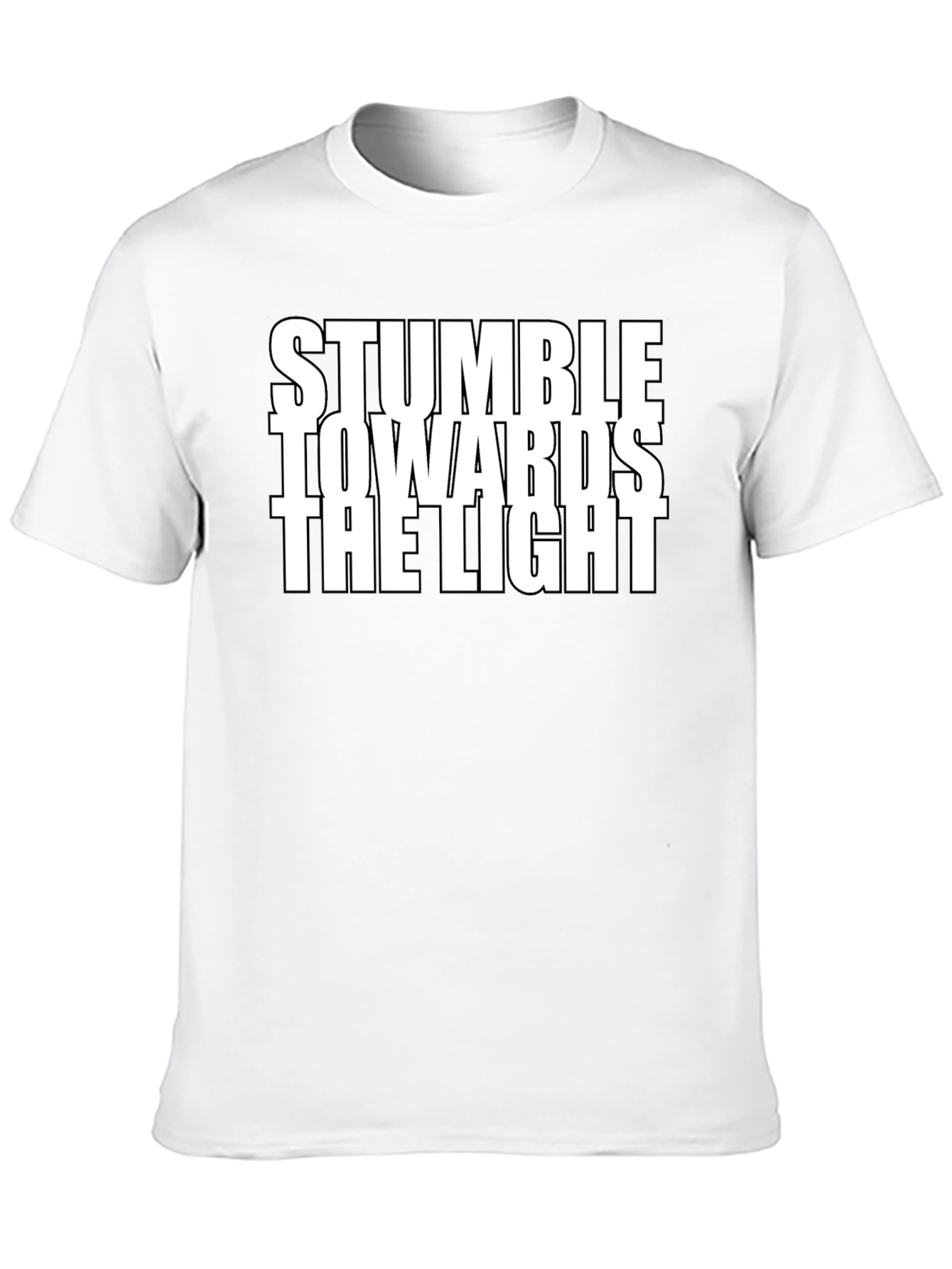 Stumble Towards the Light Graphic Tee - Black