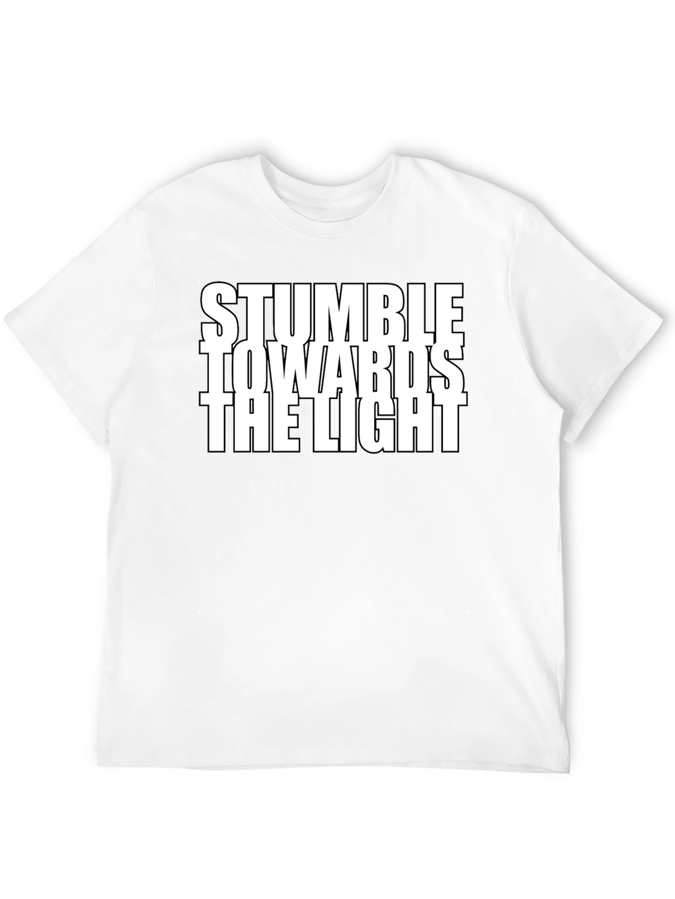 Stumble Towards the Light Graphic Tee - Black