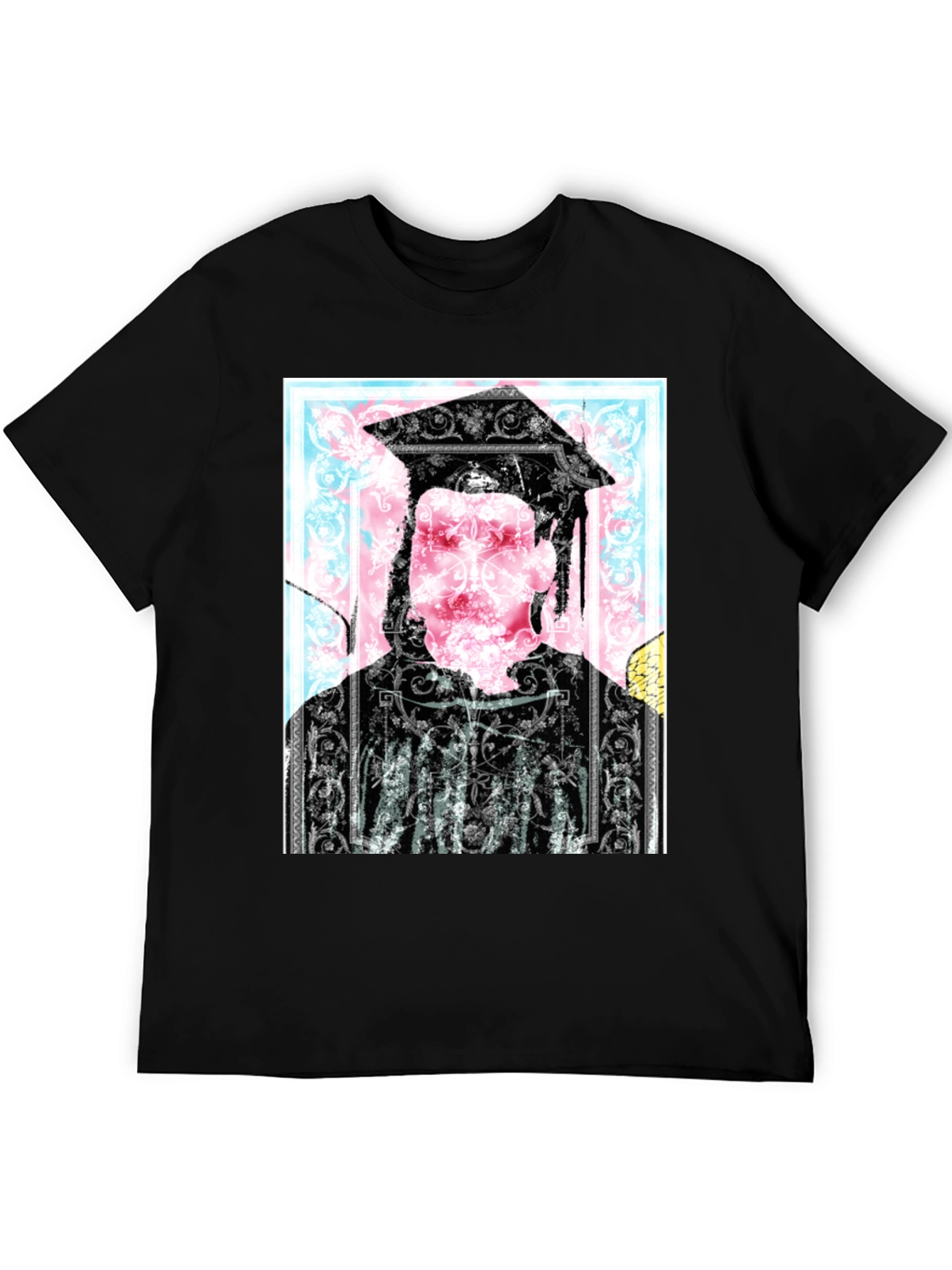 Graduation Graphic Black T-Shirt