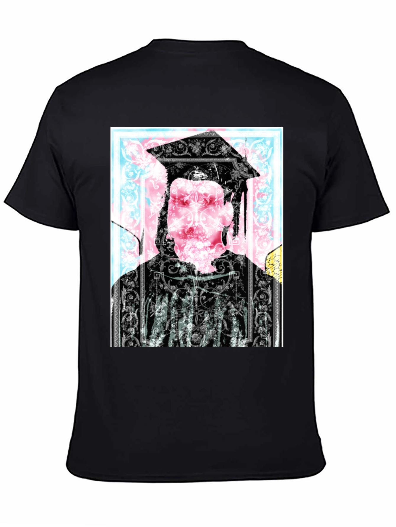 Graduation Graphic Black T-Shirt