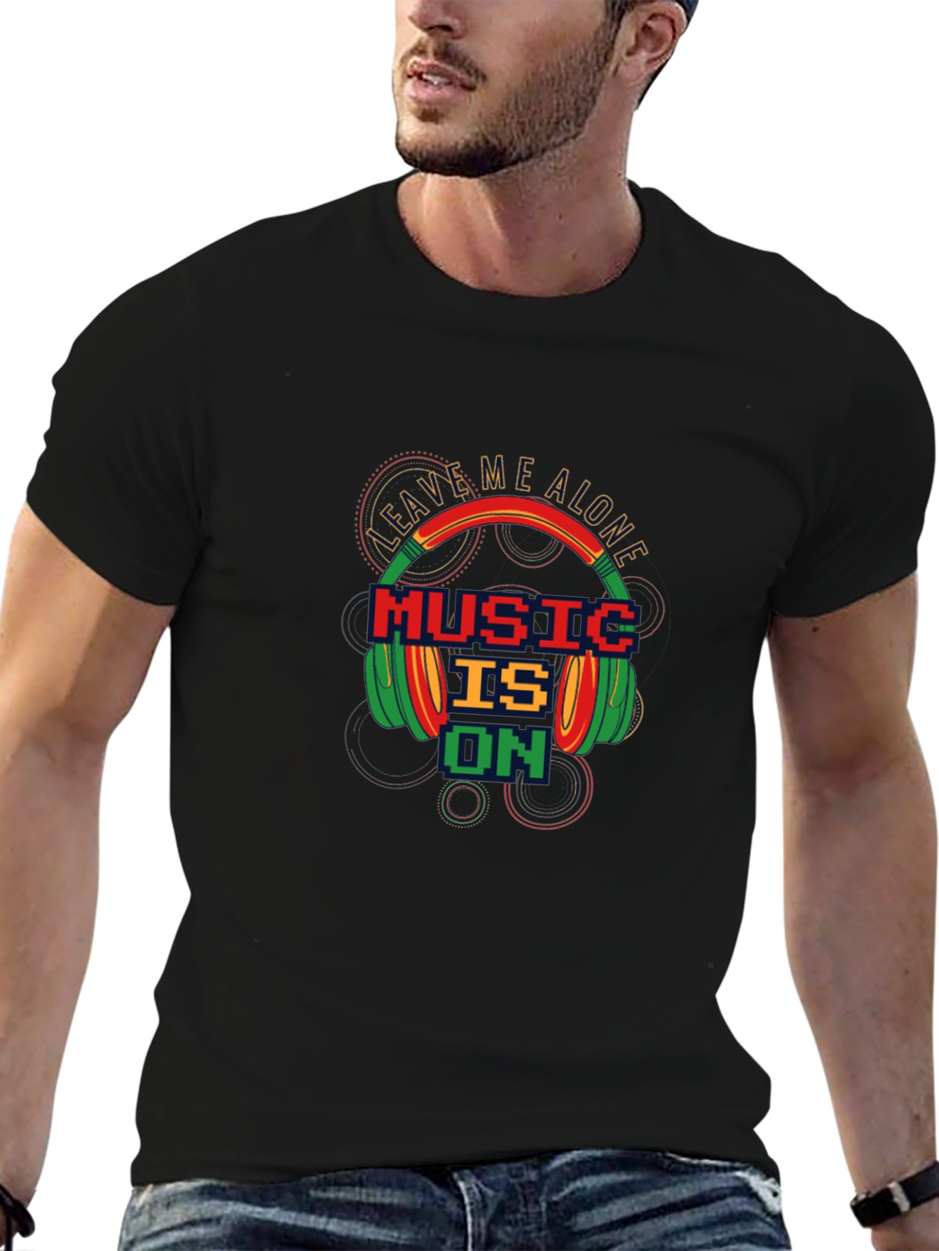 Music Is On - Graphic T-Shirt