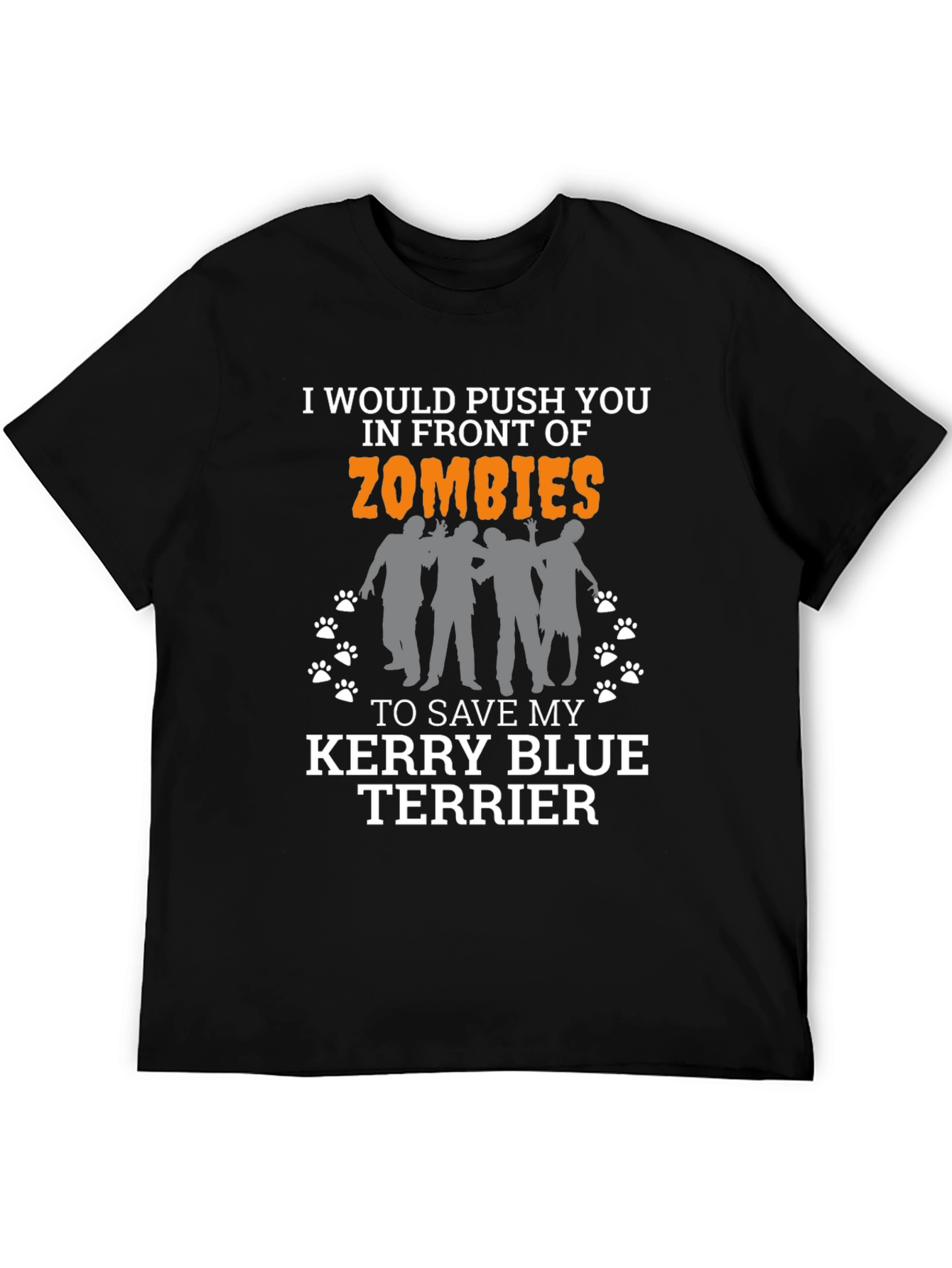 Zombie Kerry Blue Terrier T-Shirt