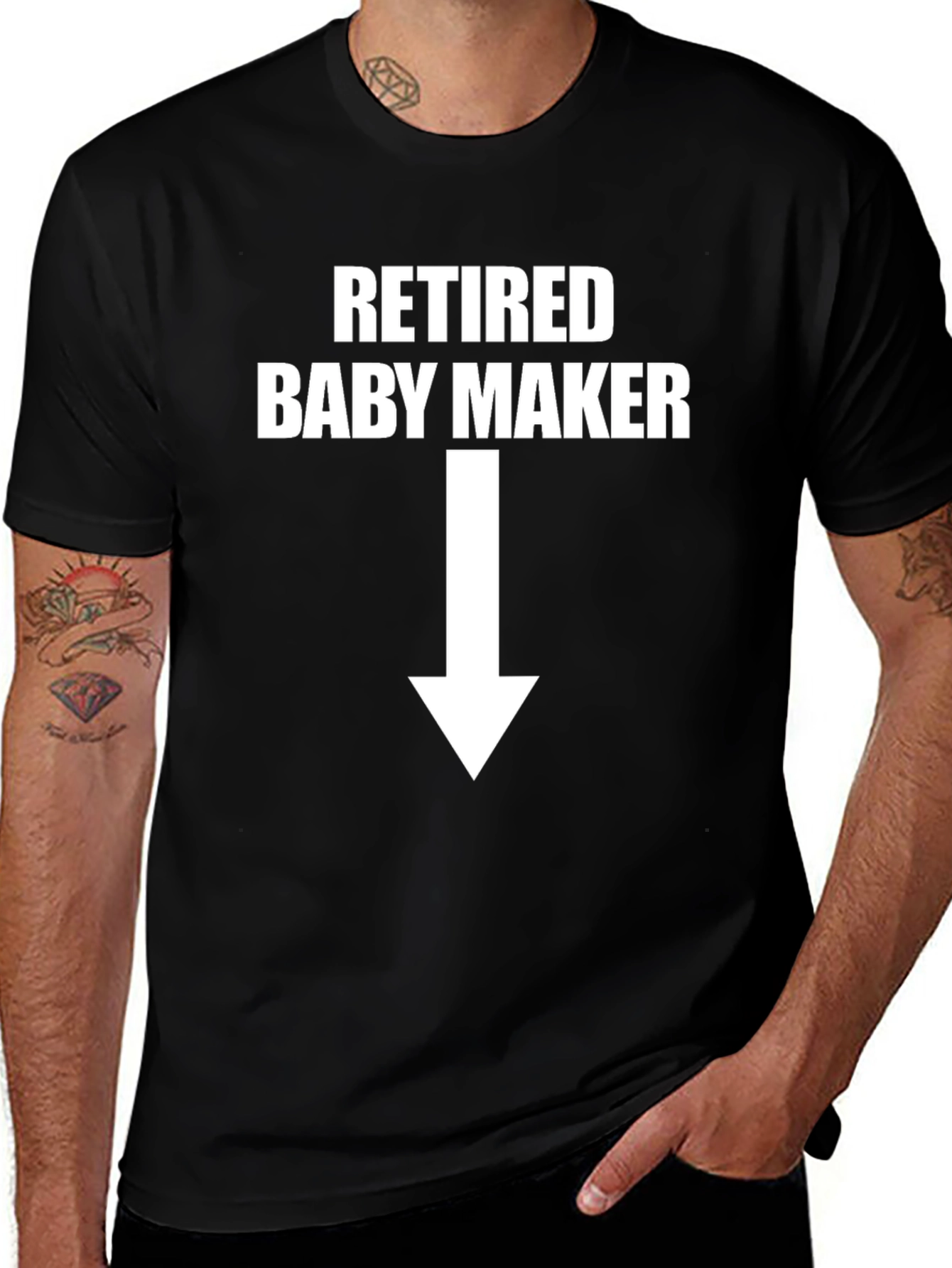 Retired Baby Maker Graphic T-Shirt