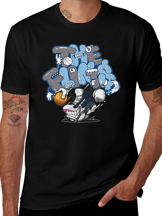 Cartoon Sneaker Graphic T-Shirt