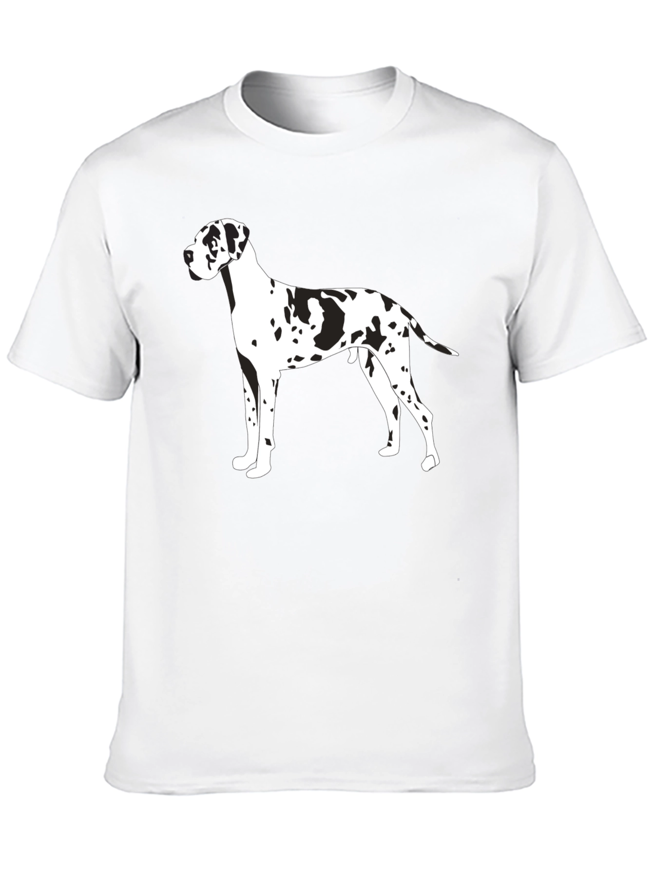 Great Dane Dog Graphic Tee - Black T-Shirt