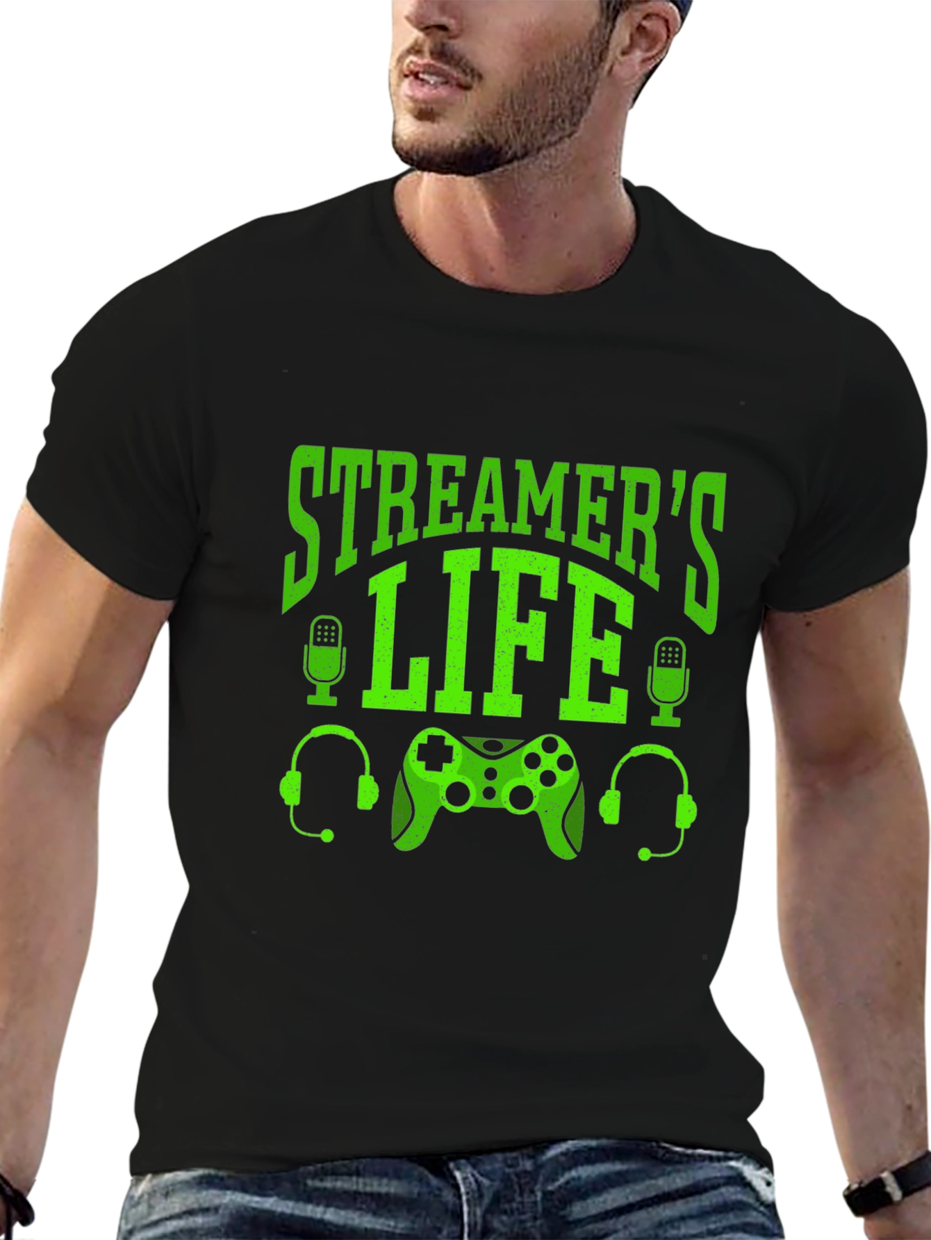 Streamers Life Gaming T-Shirt - Black