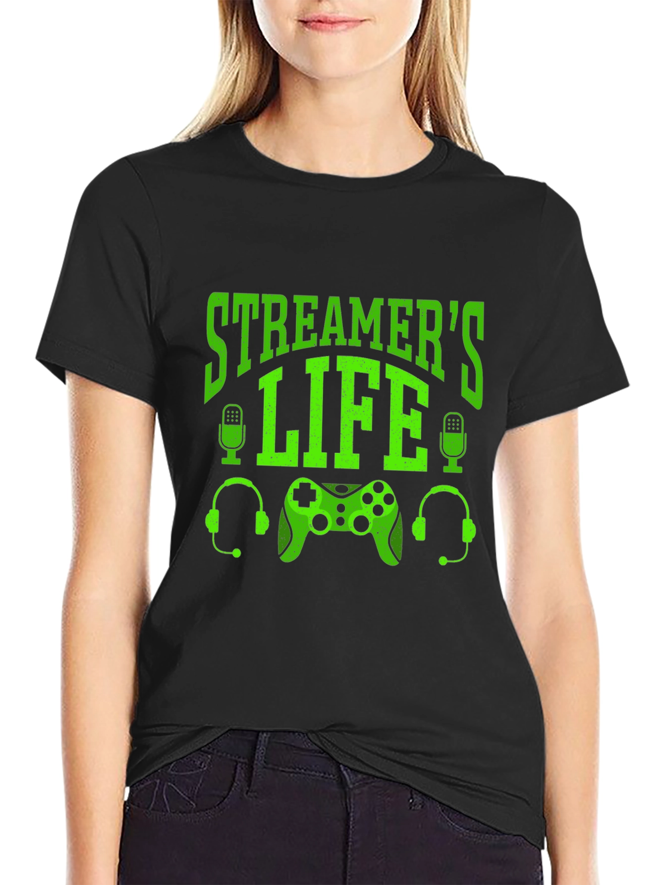 Streamers Life Gaming T-Shirt - Black