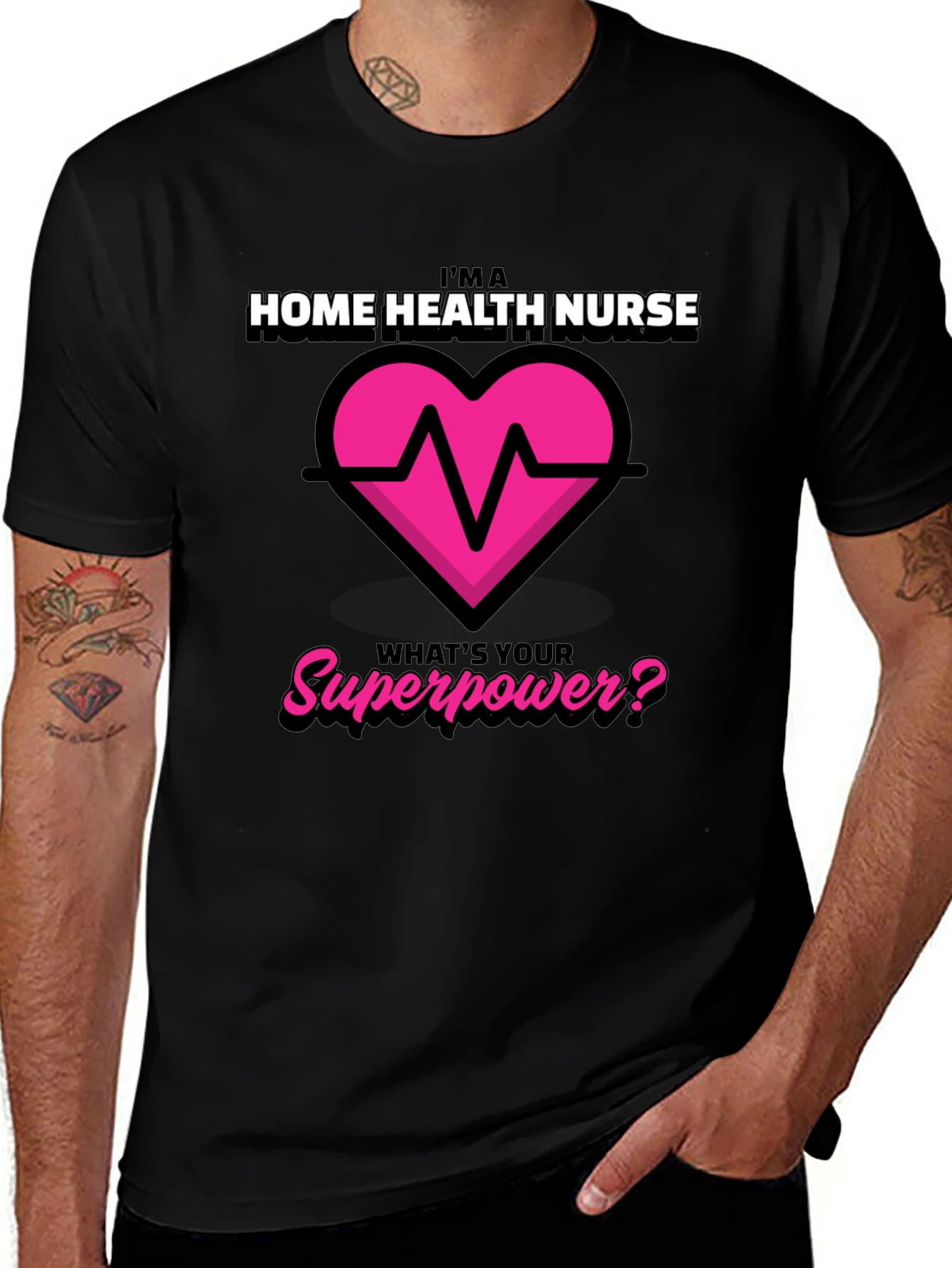 Home Health Nurse Superpower T-Shirt