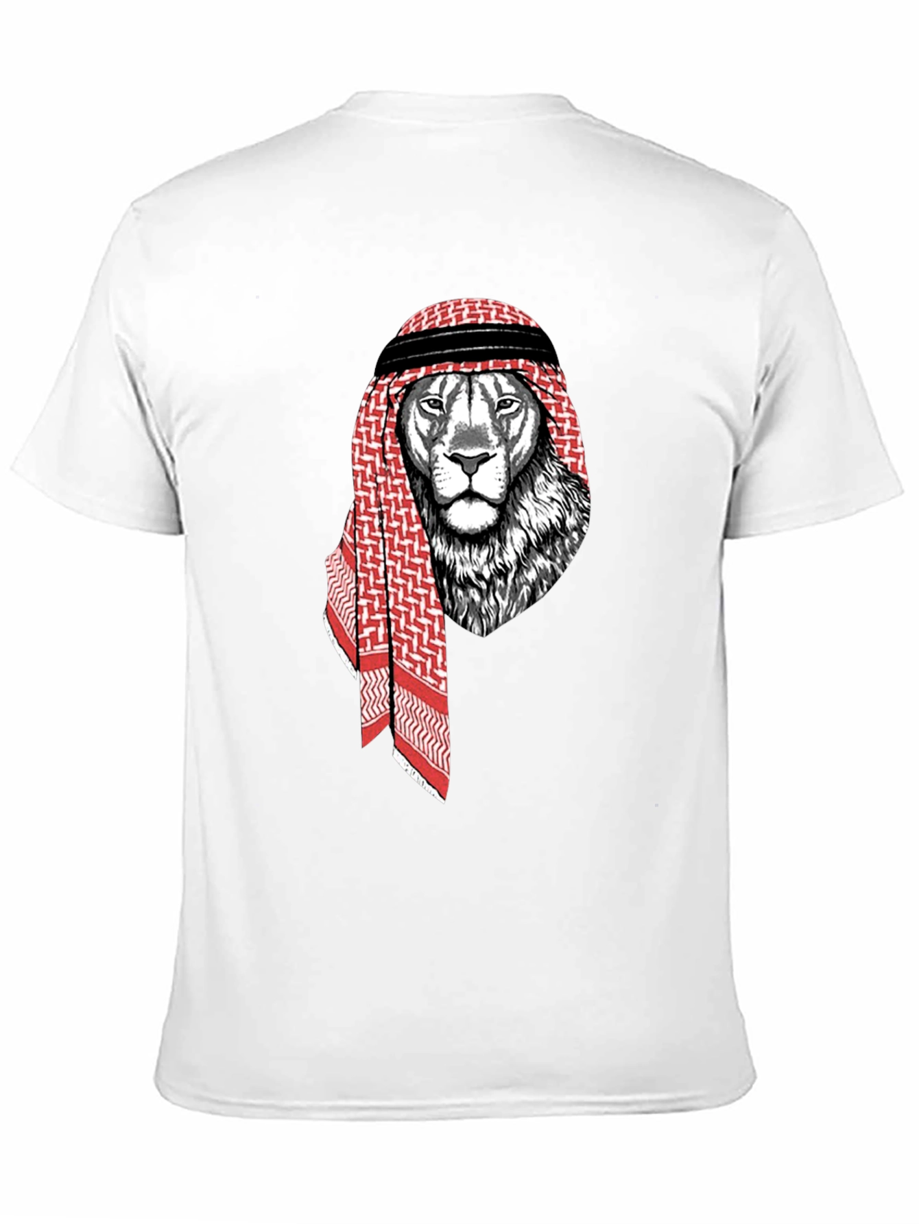 Lion Shemagh T-Shirt - Urban Streetwear Graphic Tee