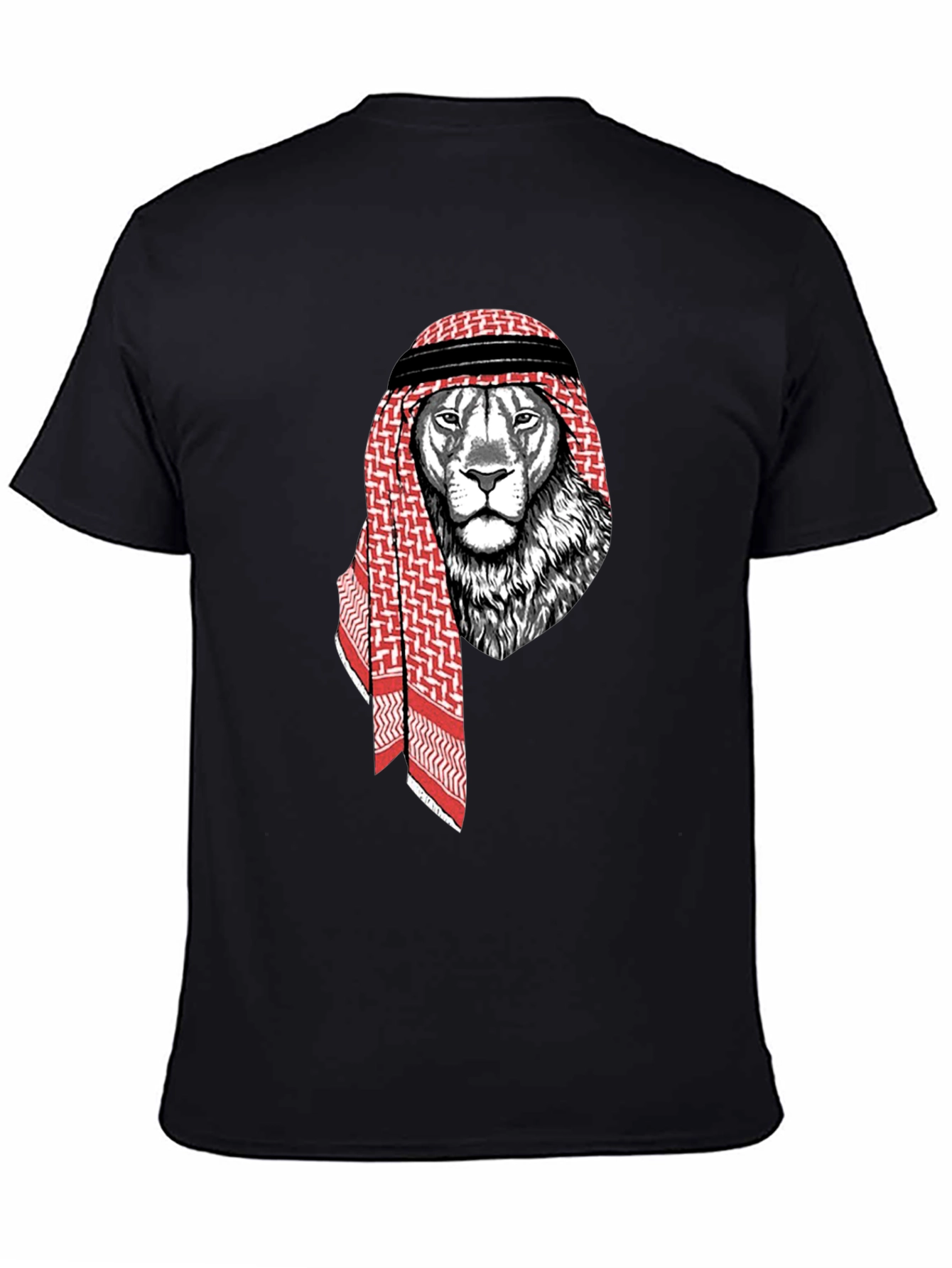 Lion Shemagh T-Shirt - Urban Streetwear Graphic Tee