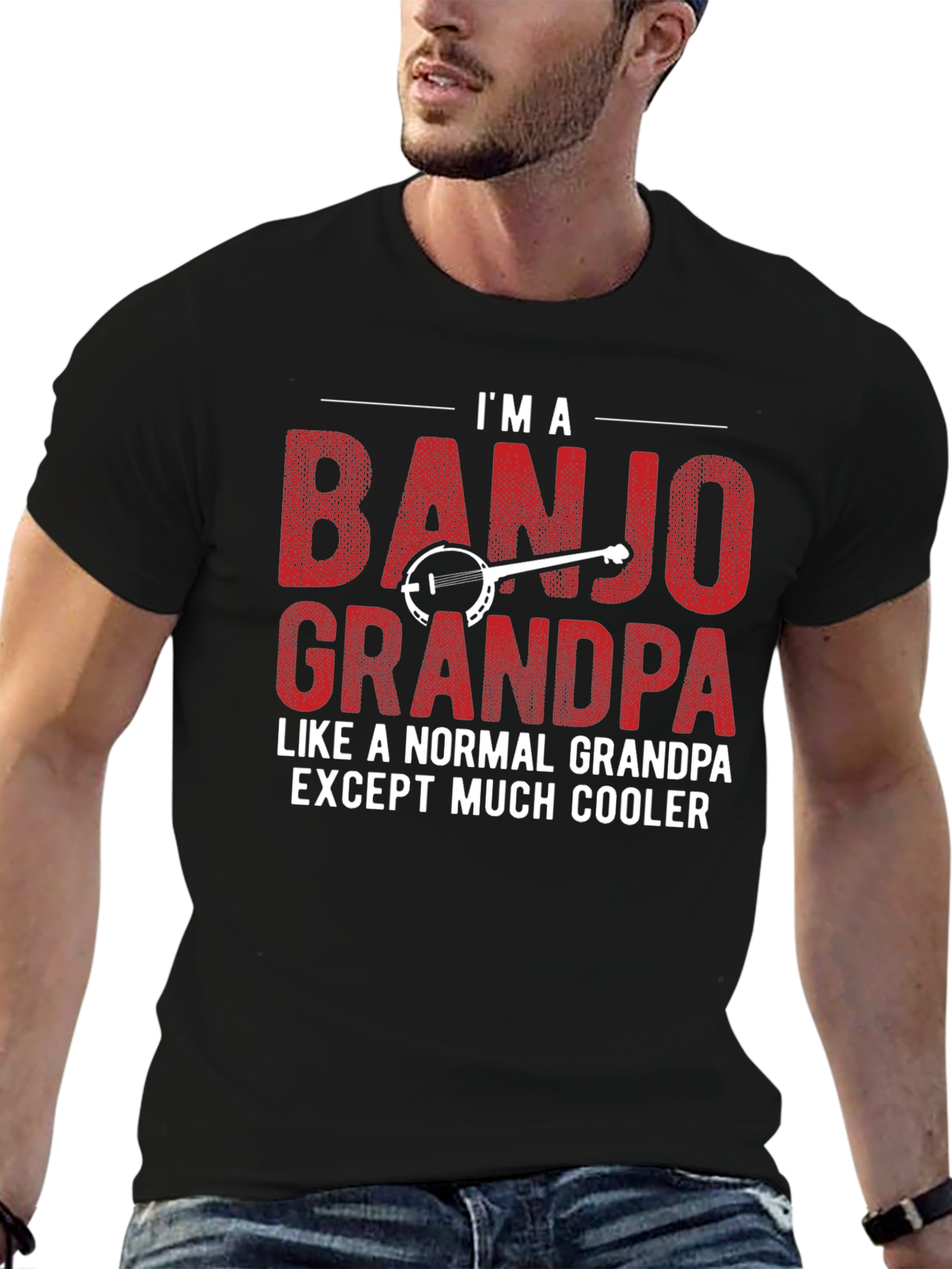 Banjo Grandpa T-Shirt - Cooler Than Normal!