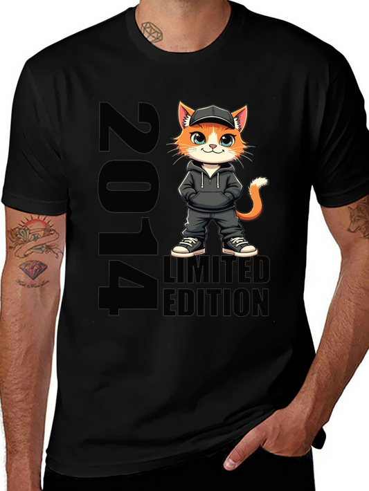 2014 Limited Edition Cat Graphic T-Shirt