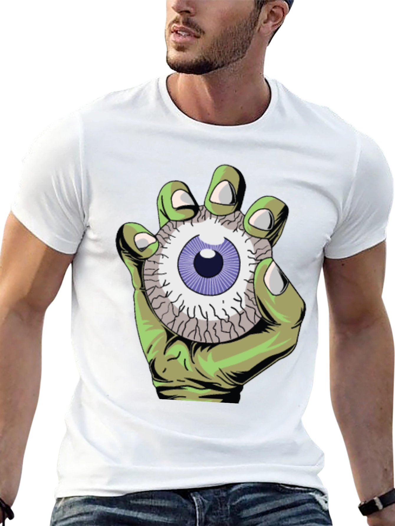 Eye See You Graphic Tee - Zombie Hand Design