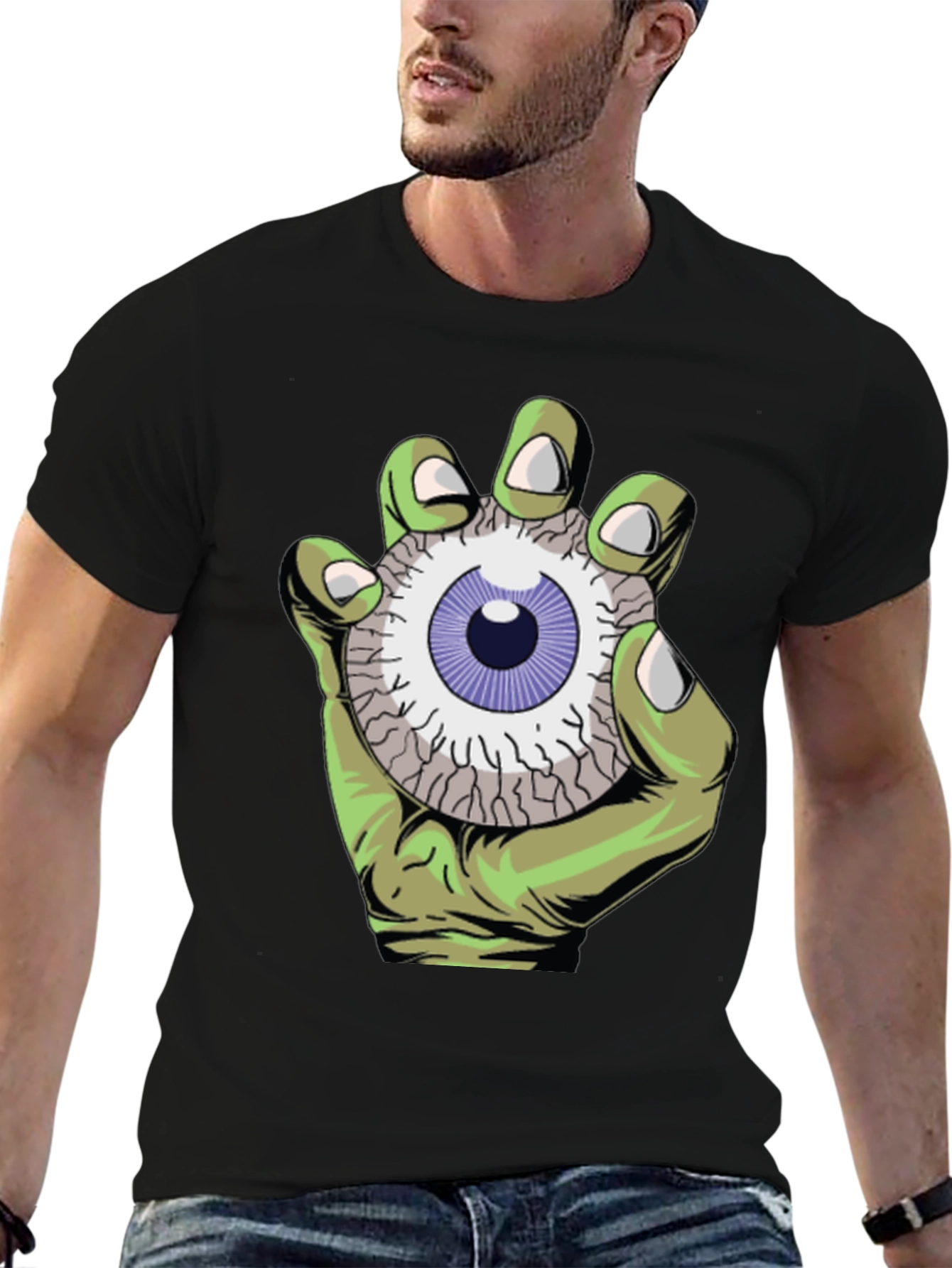 Eye See You Graphic Tee - Zombie Hand Design