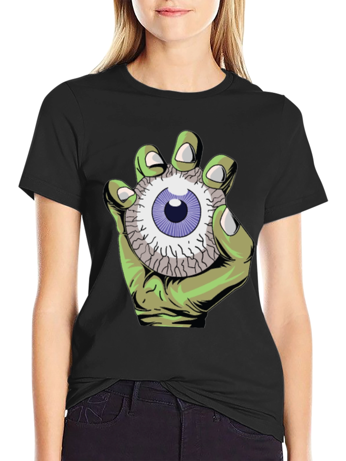 Eye See You Graphic Tee - Zombie Hand Design