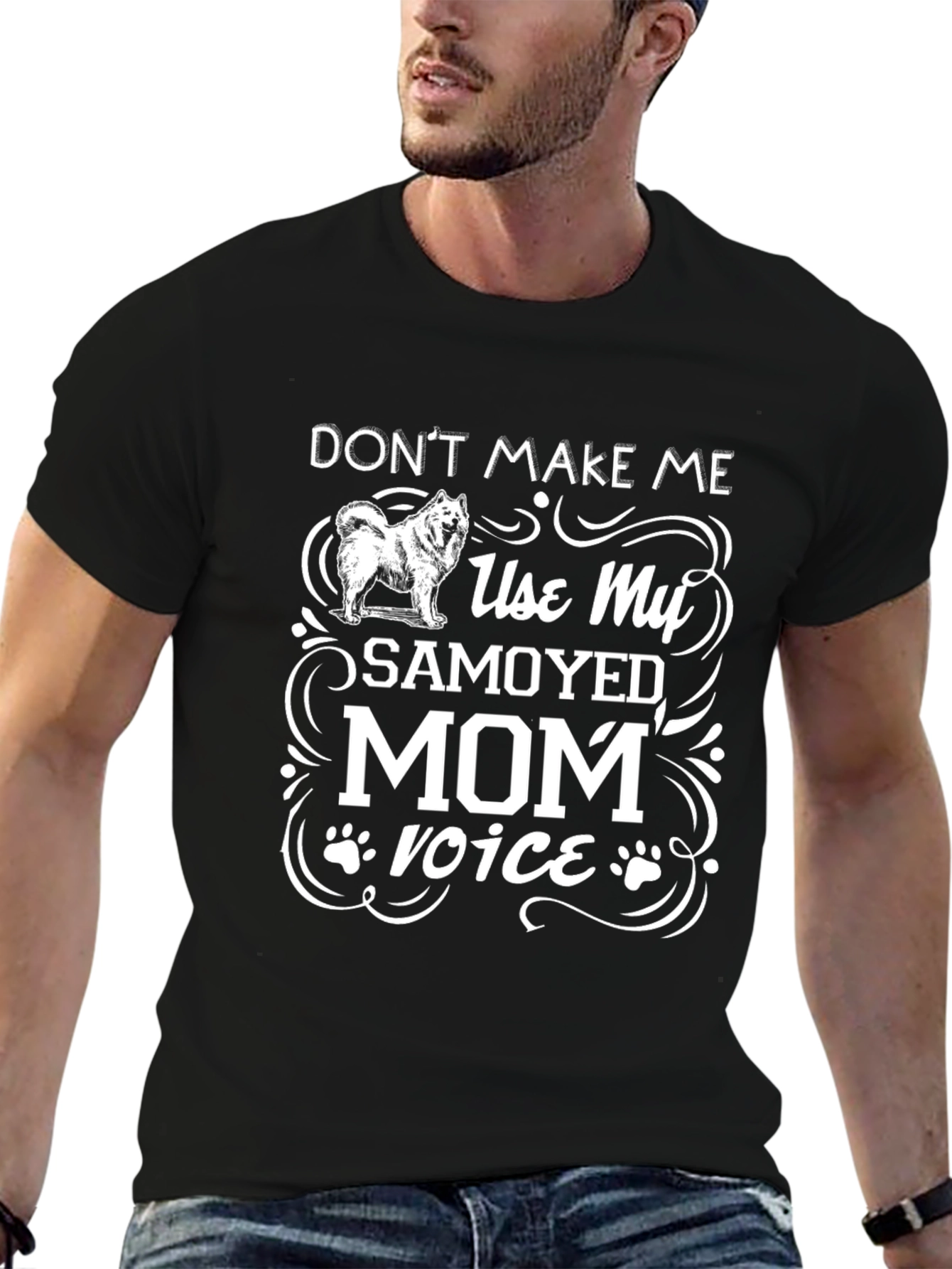 Samoyed Mom Voice T-Shirt - Dog Lover Tee